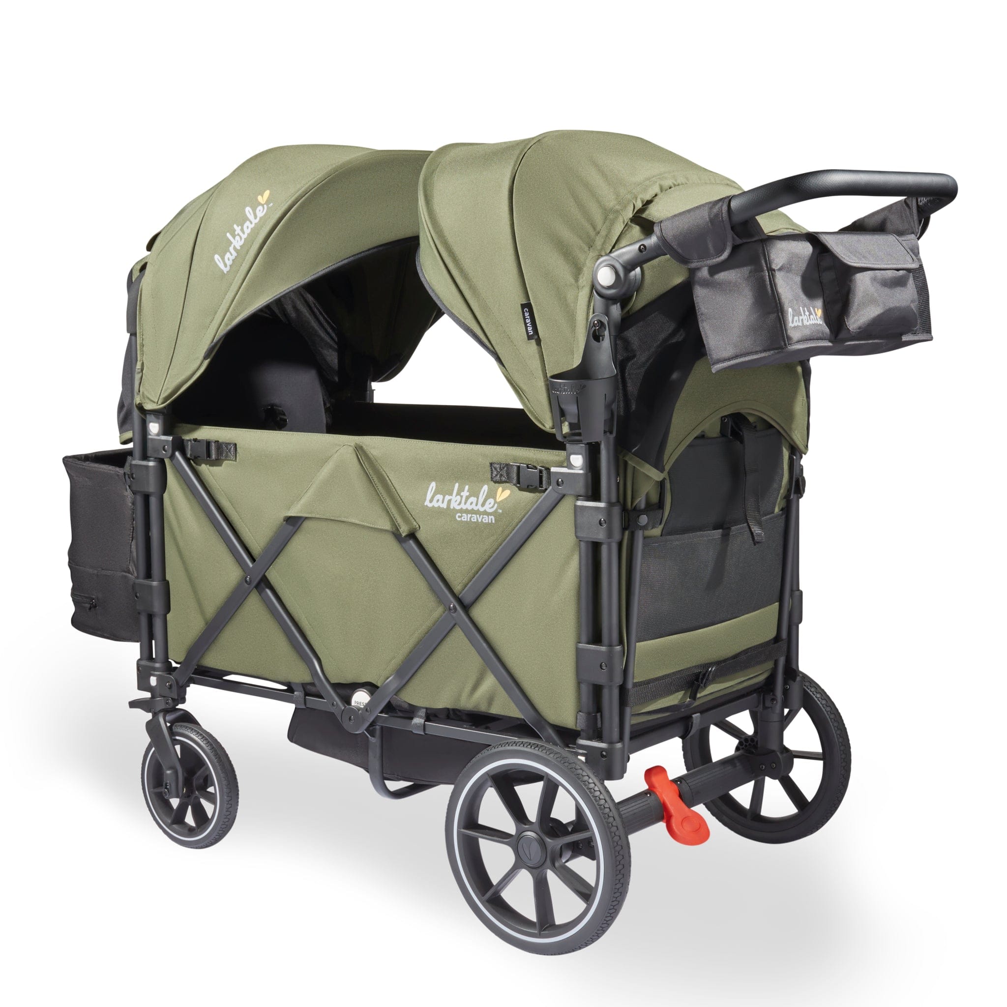 Larktale Caravan V3 All-Terrain Stroller Wagon for Kids - Lightweight, Foldable & Durable for Beach, Park, and Outdoor Adventures
