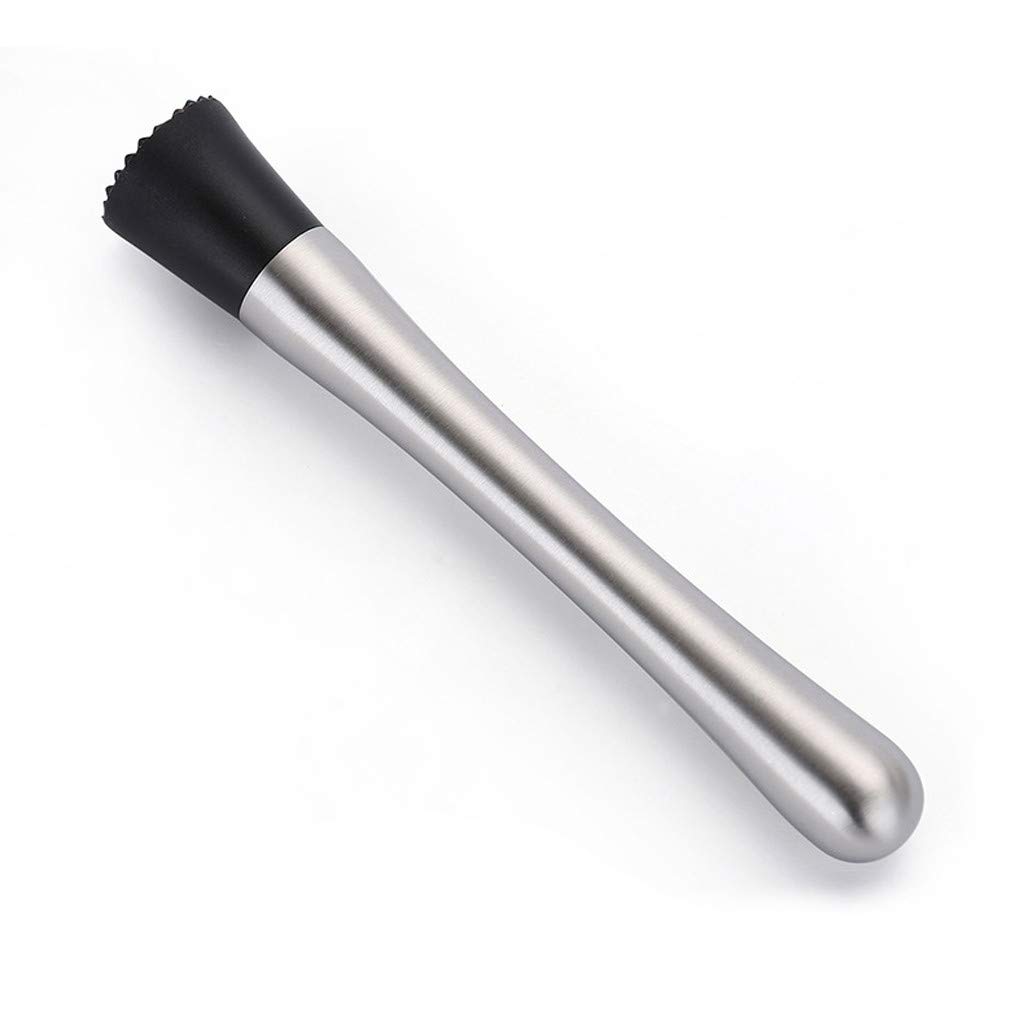 Upside Down Bear Mug - Stainless Steel Cocktail Mixer & Drink Muddler Bar Tool for Home Use - Perfect for Mixing Mojitos, Margaritas & Cocktails (Silver, One Size)