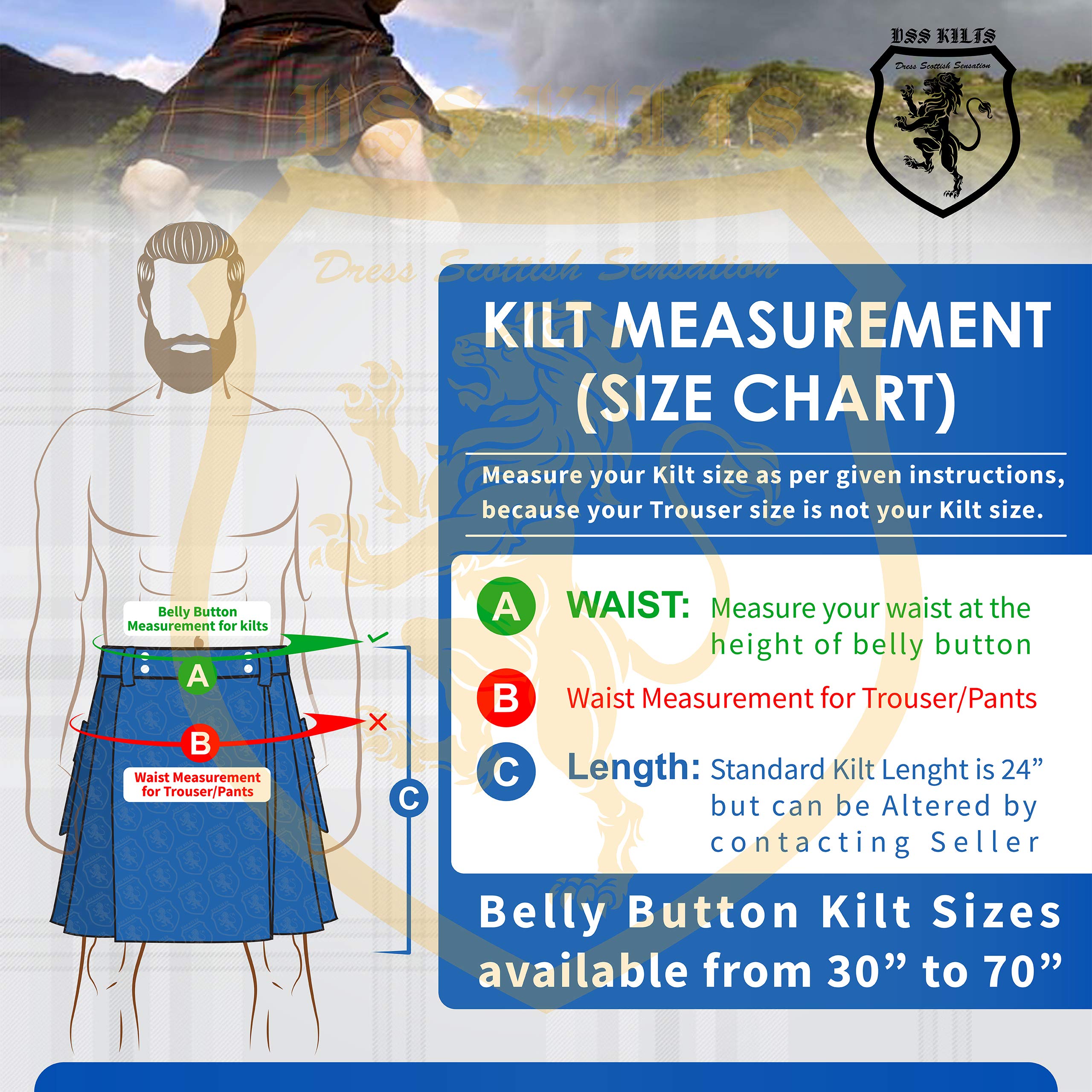 **Men's Black Cotton Utility Kilt with Cargo Pockets – Durable & Stylish for Outdoor Adventures, Cosplay & Casual Wear**