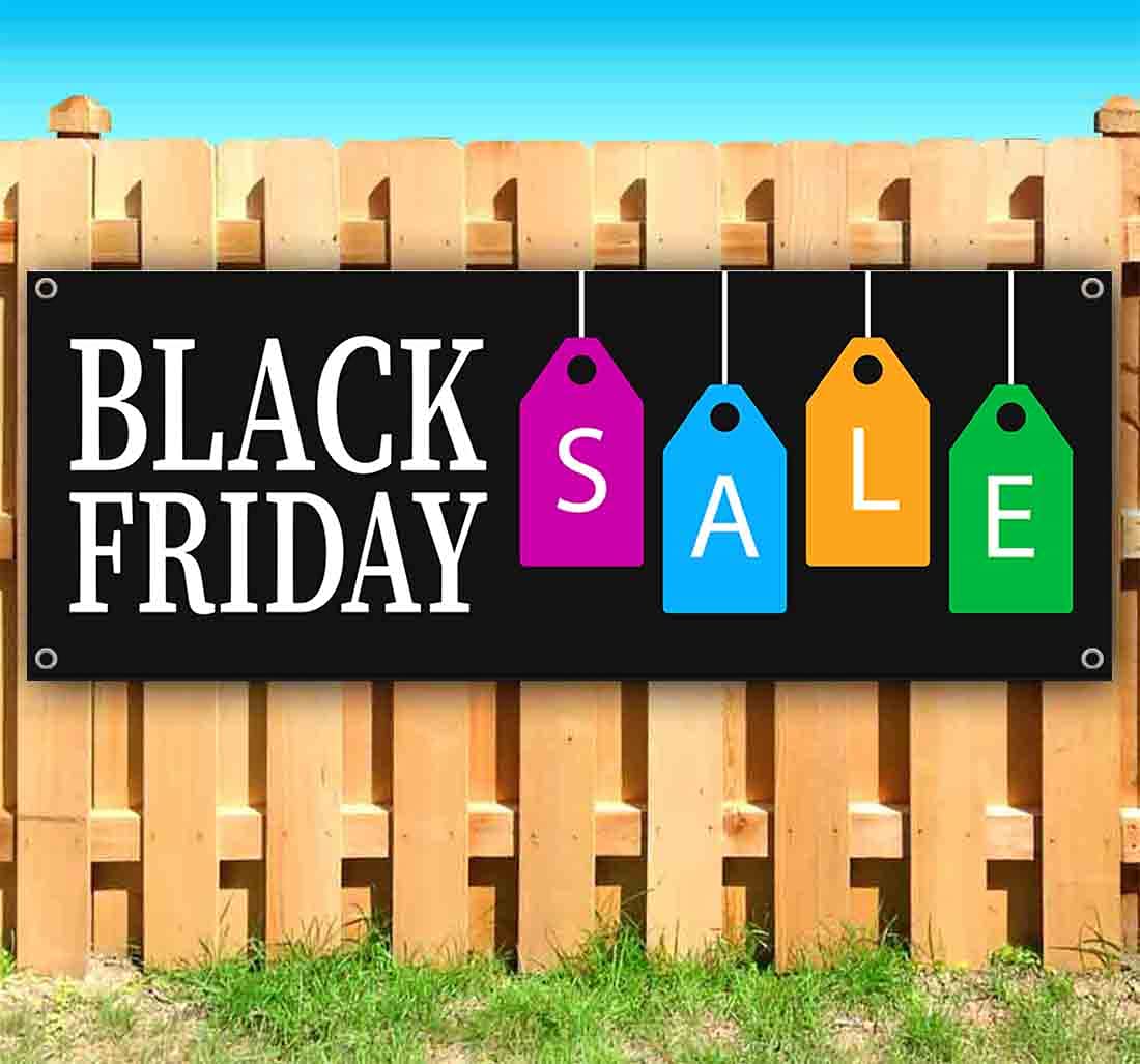 After Thanksgiving Clearance Sale Tags - 13 oz Heavy-Duty Vinyl Banners with Metal Grommets | Single-Sided, Non-Fabric | Perfect for Retail Stores, Seasonal Sales & Holiday Promotions