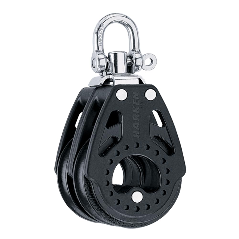 HARKEN Carbo Air Block - High Performance Sailing Block for Sailboats | Durable Marine Hardware for Racing & Cruising | Perfect for Mainsheet, Genoa & Spinnaker Systems