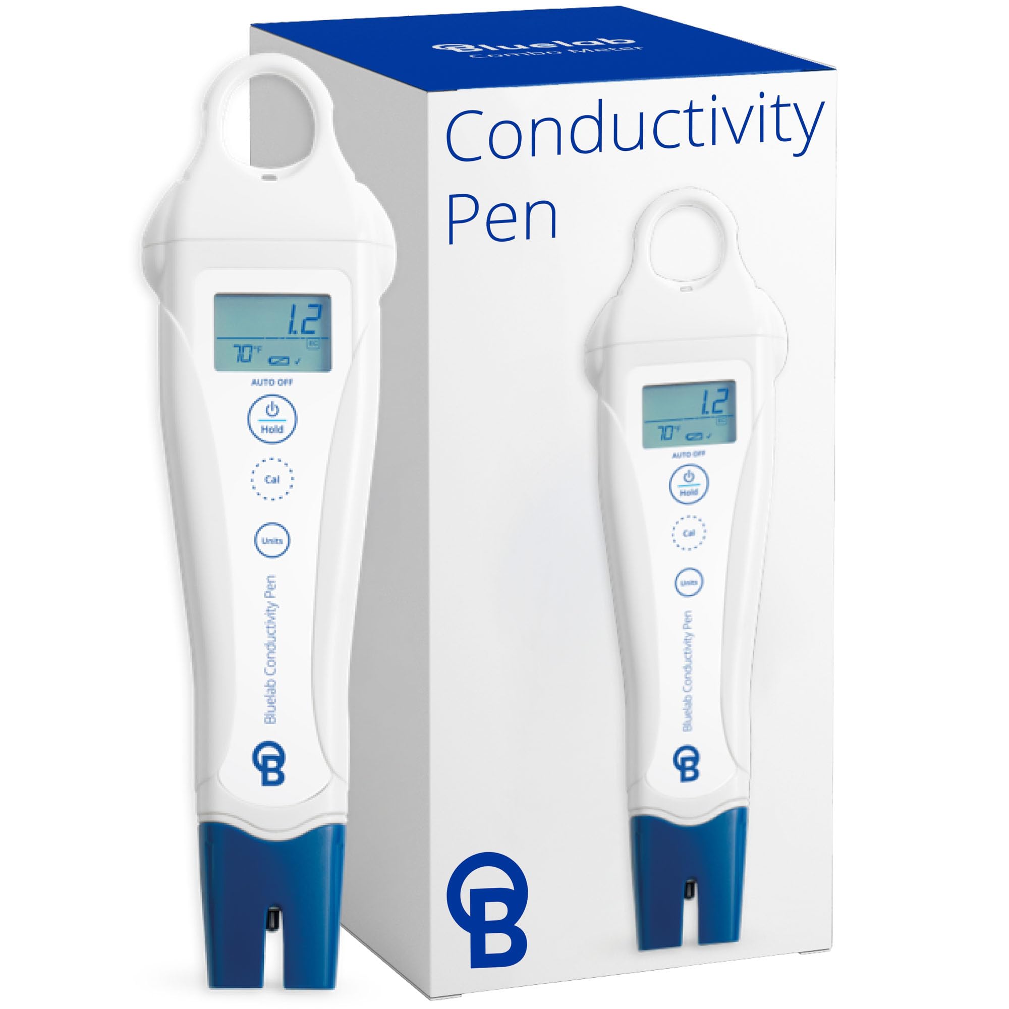 Bluelab PENCON Conductivity Pen & Digital TDS Meter - Water Quality Tester for Temperature, Nutrients (CF, EC, PPM 500/700) - Hydroponic System & Indoor Plant Grow Kit - Perfect for Home Gardening, Aquariums, and Hydroponic Farming