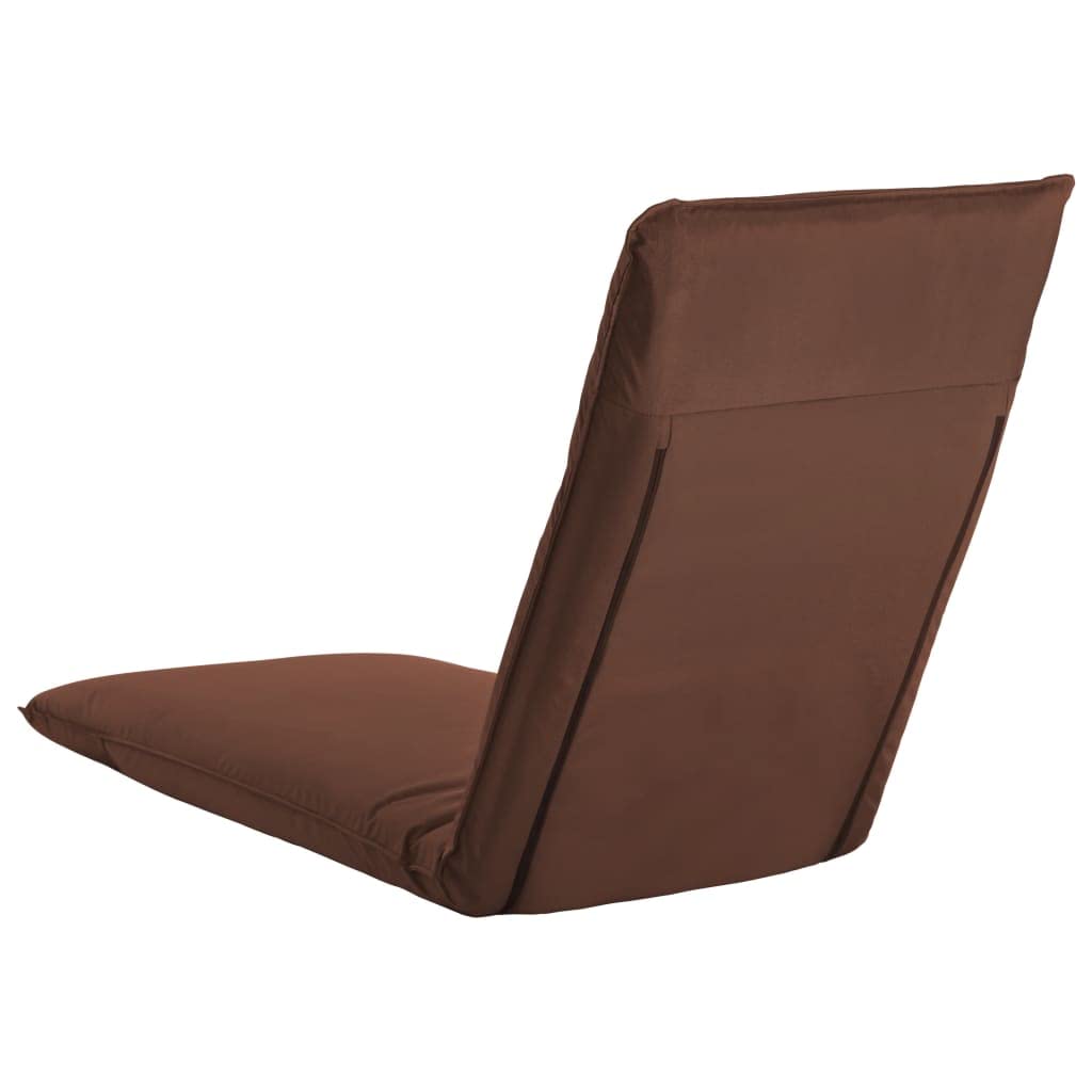 CHARMMA Foldable Sun Lounger with Oxford Fabric - Portable Outdoor Recliner for Beach, Pool, Patio & Backyard - Comfortable Brown Lounge Chair