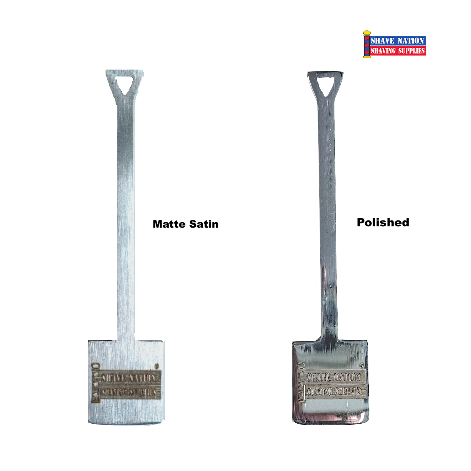 Premium Shave Nation Scrape Spoon for Shaving Cream & Soap - Perfect for Barbershops & Home Grooming Kits