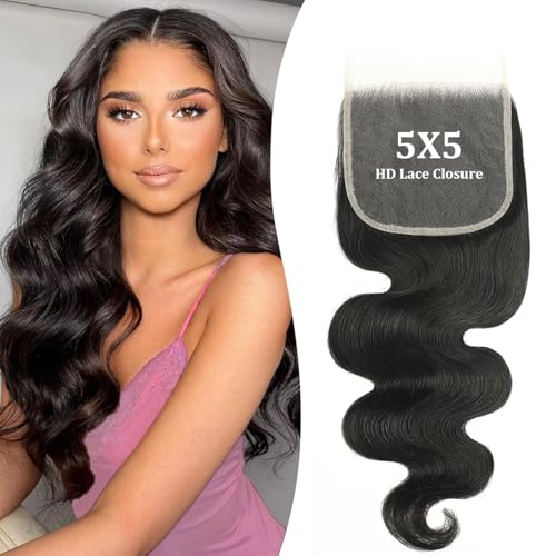 body 5x5 lace closure