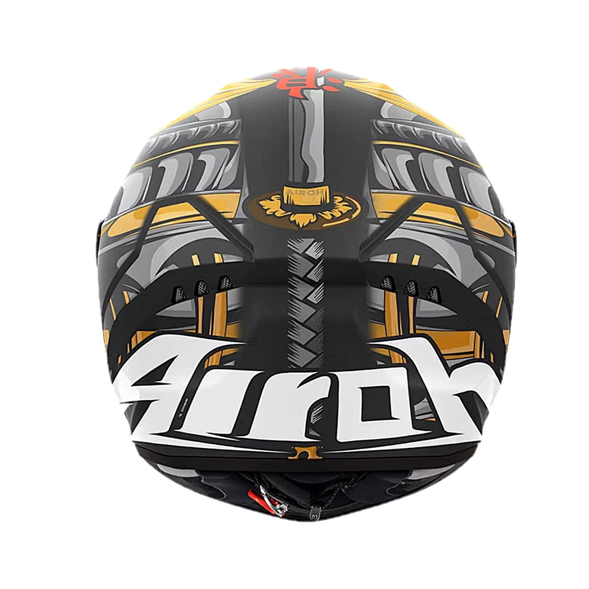 Airoh Connor Matt Samurai Motorcycle Helmet - DOT & ECE Certified - Lightweight & Comfortable for Street Bikes, Cruisers, and Touring - Perfect for Daily Commuting and Long Rides