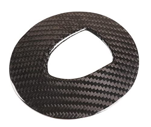 Premium Carbon Fiber Steering Wheel Center Cover for Porsche Cayenne 2015-2022 | Black | Interior Upgrade | Perfect for Car Enthusiasts & Luxury Vehicle Customization