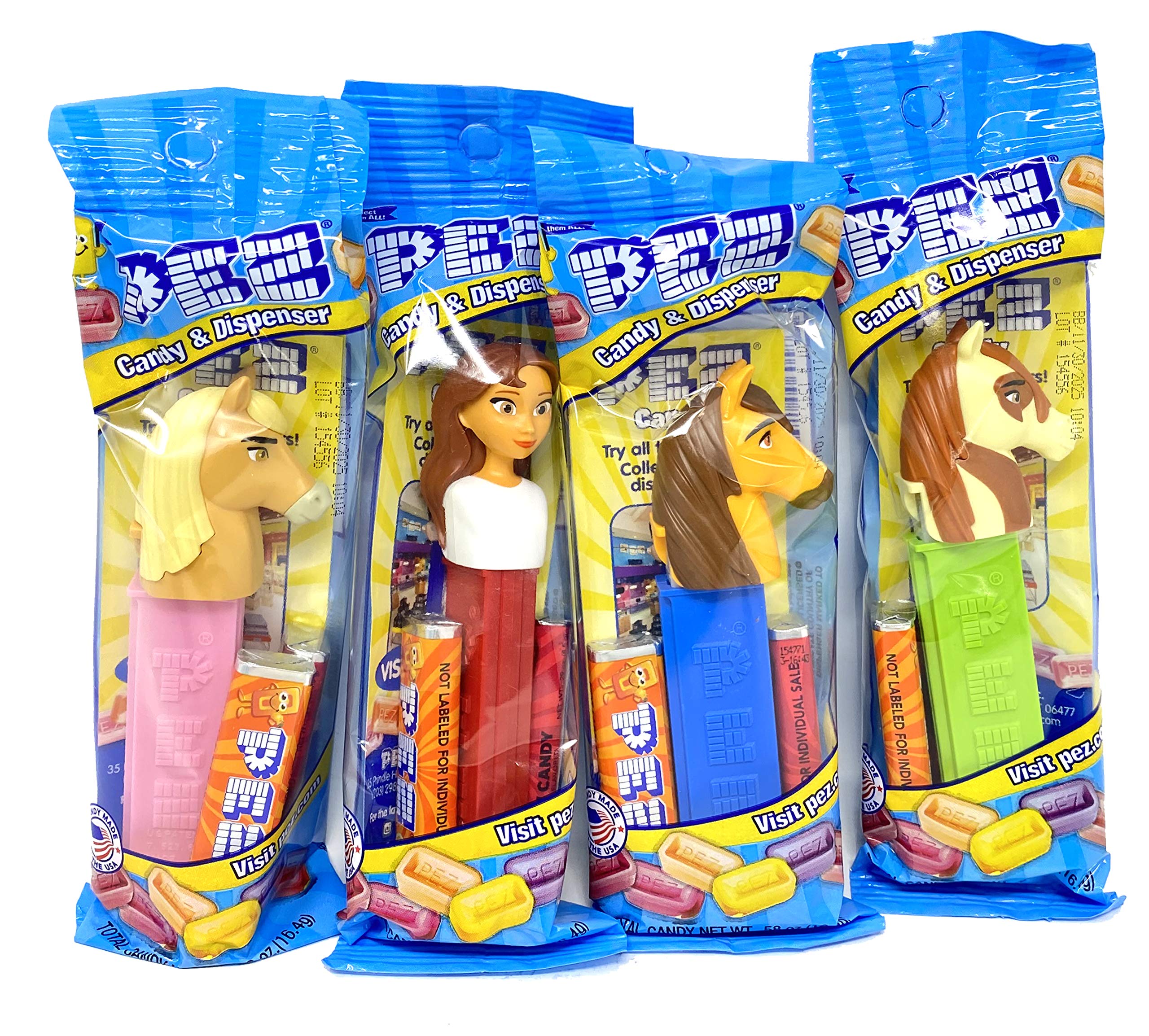 PEZ Candy Dispenser with Mixed-Fruit Refills - 12 Individually Wrapped Candy Dispensers for Halloween, Christmas Stocking Stuffers & Party Favors