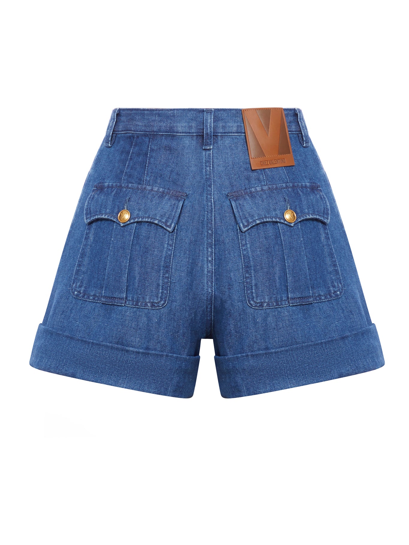 Stylish Denim Waisted Shorts for Women - High Waist Comfort Fit - Perfect for Summer, Casual Outings & Beach Vacations