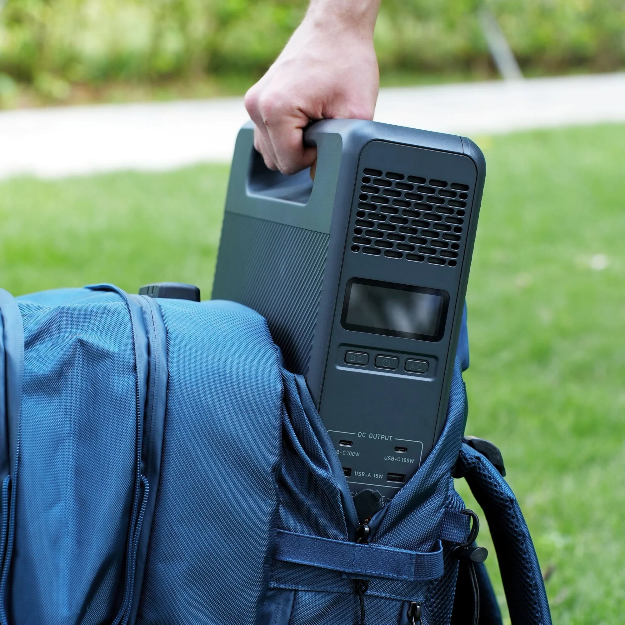 BLUETTI Handsfree 2 Portable Power Station - 300W Solar Generator for Camping, Hiking & Emergency Backup - Lightweight Backpack Design with USB-C & AC Outlets