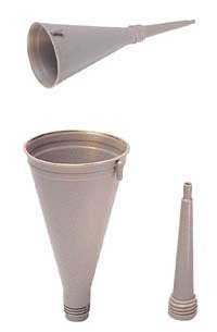 Threaded Oil & Transmission Funnel - Heavy Duty Metal Funnel for Automotive Fluids, Engine Oil Changes & DIY Car Maintenance