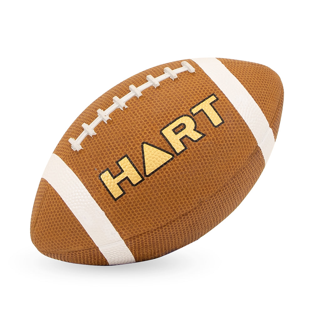 HART Super Grip American Footballs - Official Size & Weight for Training & Games - Perfect for Backyard, Park, and Field Practice