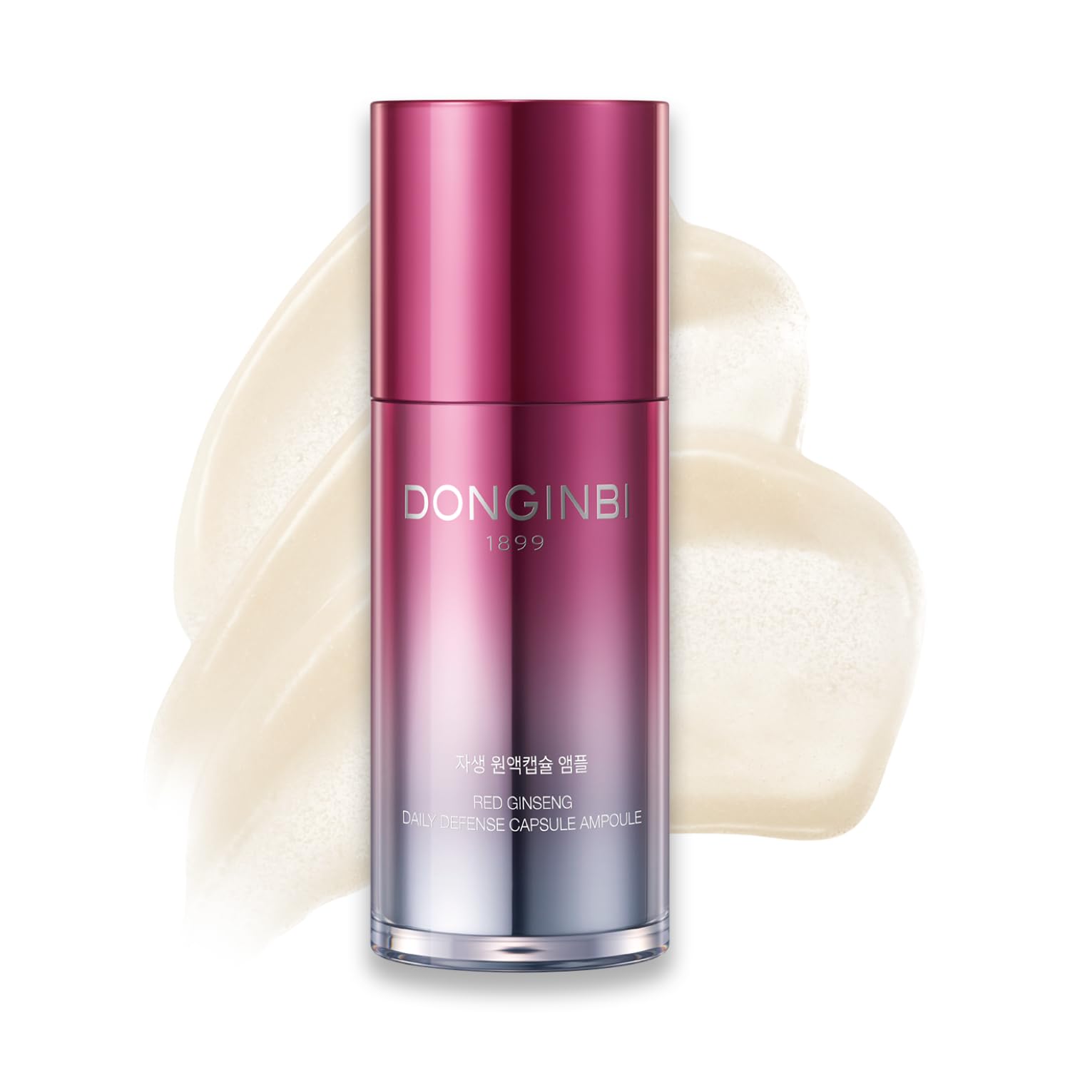 Donginbi Korean Red Ginseng Daily Defense Capsule Ampoule - Anti-Aging Facial Serum for Women, Improves Skin Texture & Radiance, 1.01 fl oz/30ml - Perfect Valentine's Day Gift Set for Her, Skincare Routine Essential for Dry & Sensitive Skin