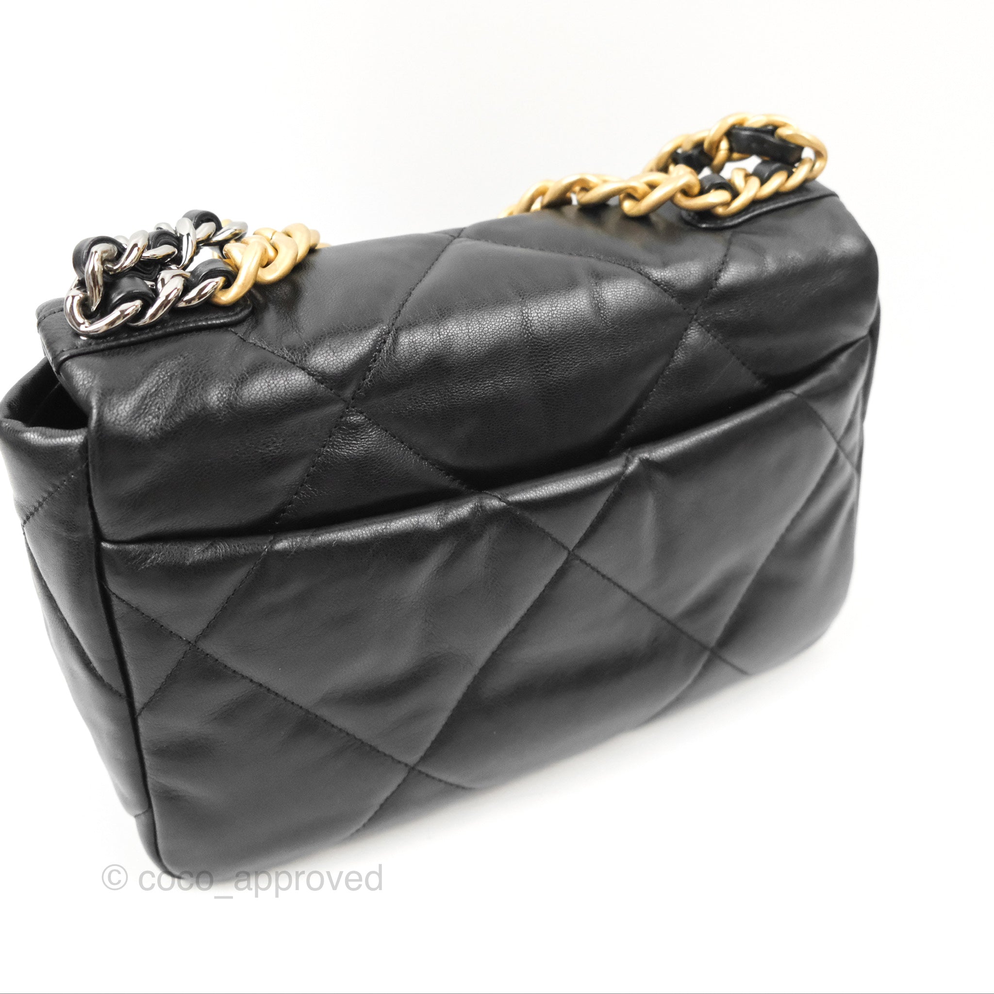 Chanel 19 Small Handbag Black Mixed Hardware - Luxury Designer Shoulder Bag for Women, Perfect for Date Night & Evening Events
