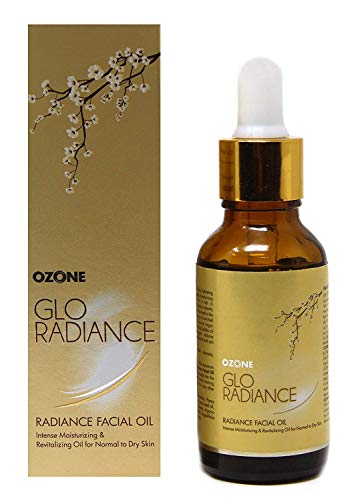 OZONE GLO Radiance Facial Oil - Organic Vitamin C Serum for Brightening & Anti-Aging - Perfect for Night Routine & Glowing Skin Care