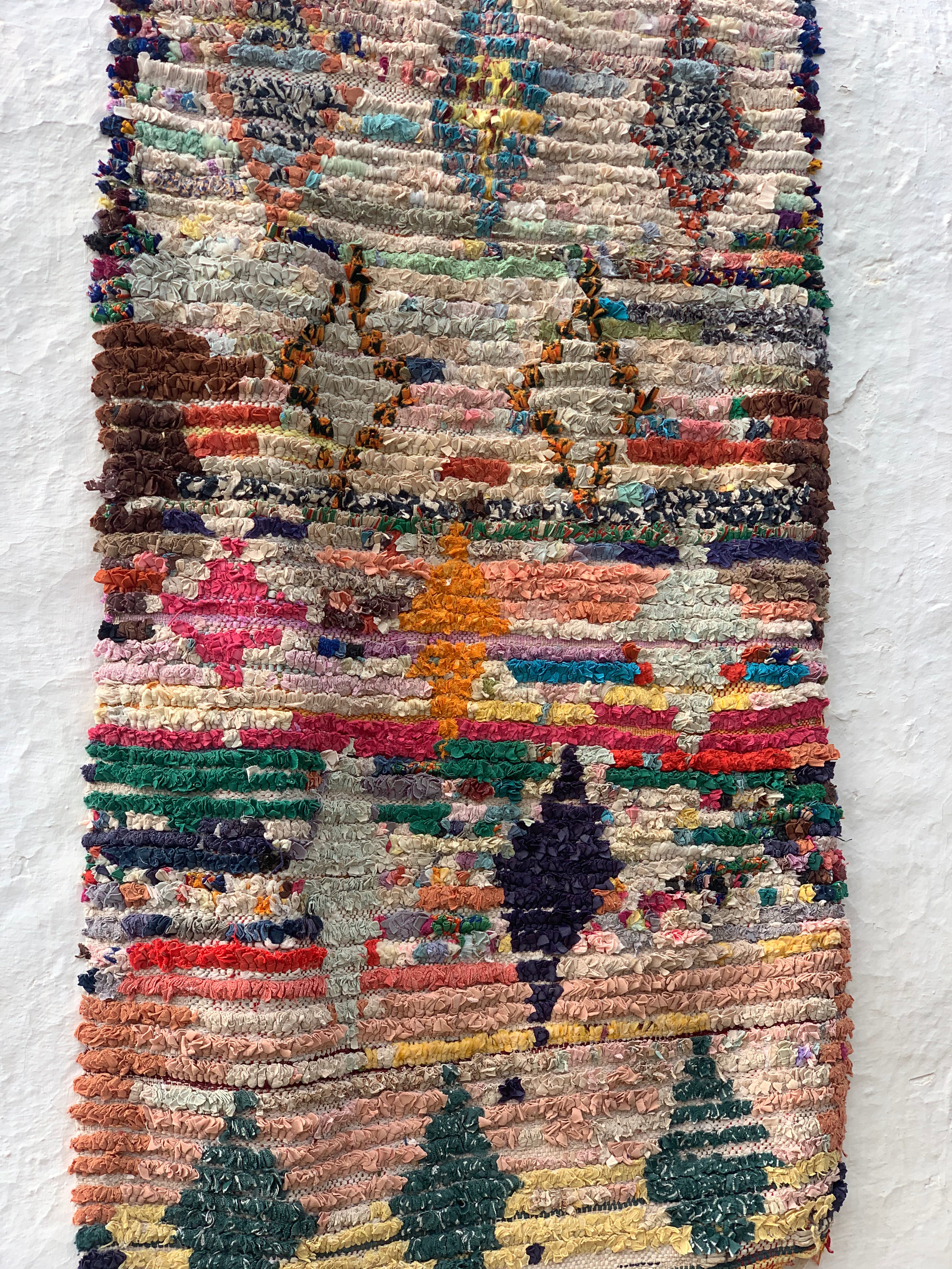 Handmade Berber Moroccan Carpet Rug - Abstract Design, 8' x 10' - Bohemian Home Decor for Living Room, Bedroom & Office