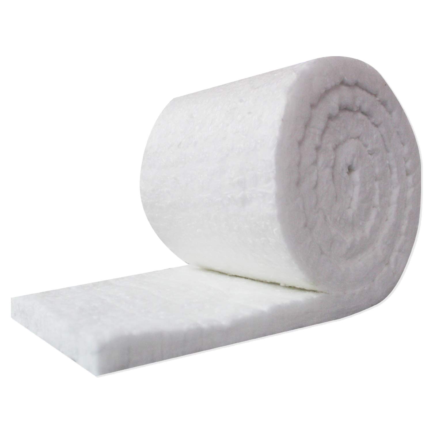 High-Temperature Ceramic Fiber Insulation Blanket Roll - 8# Density, 2300°F (1