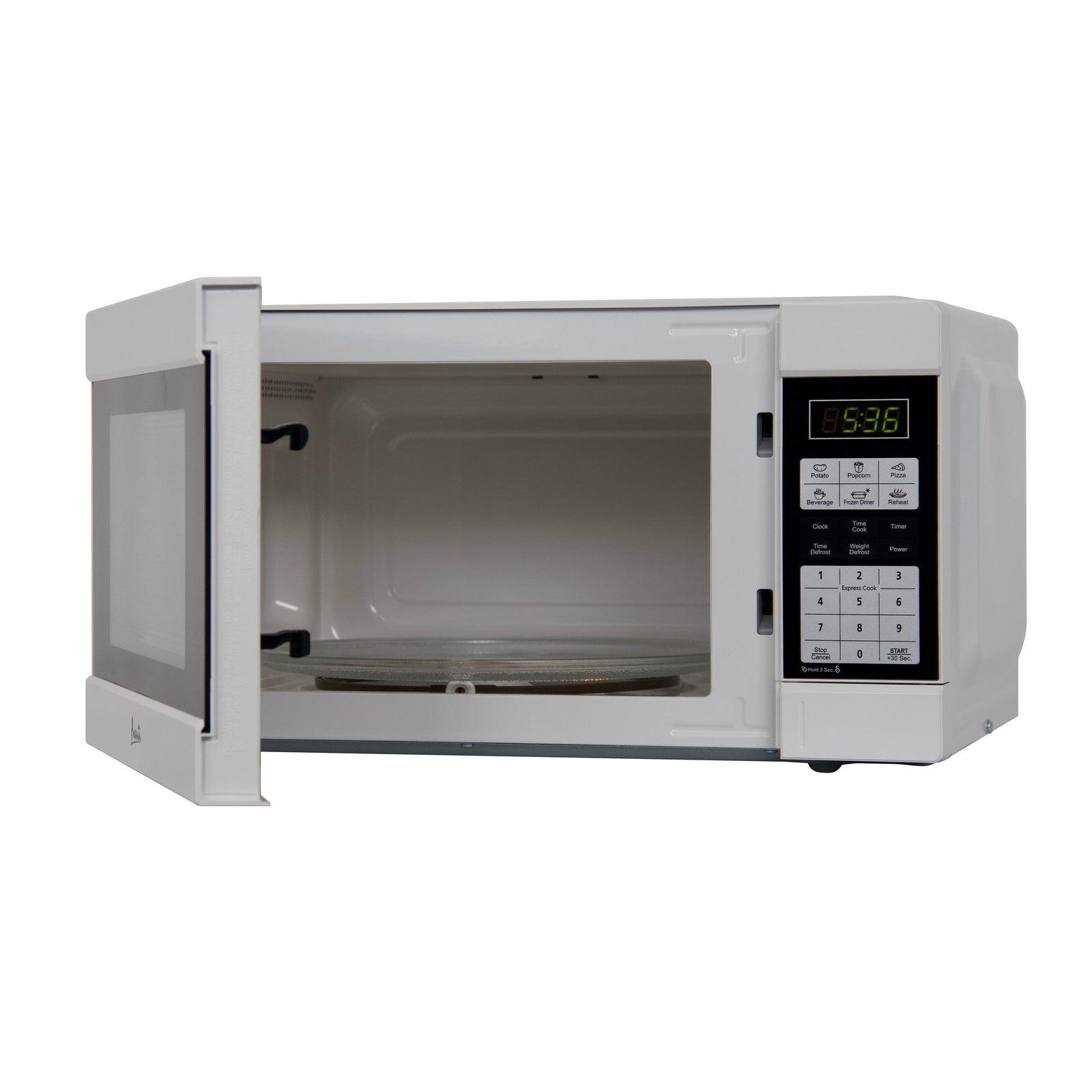 Avanti MT113K0W 1.1 Cu. Ft. Compact Countertop Microwave Oven - Perfect for Small Kitchens, Dorms & Office Spaces