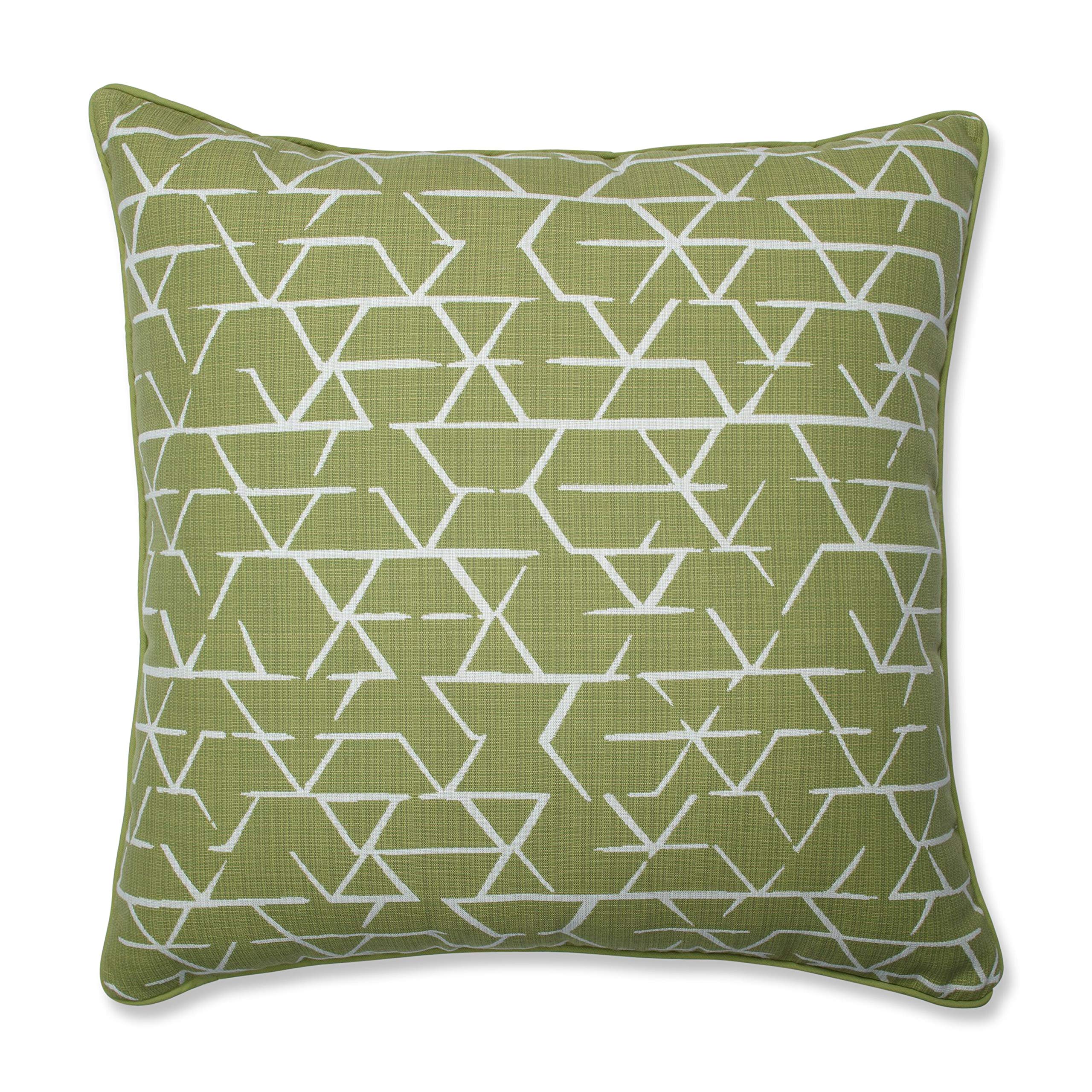 Pillow Perfect Kengo Artichoke Floor Pillow 25x25 Inch - Green Indoor/Outdoor Decorative Cushion for Living Room, Patio, Nursery & Dorm