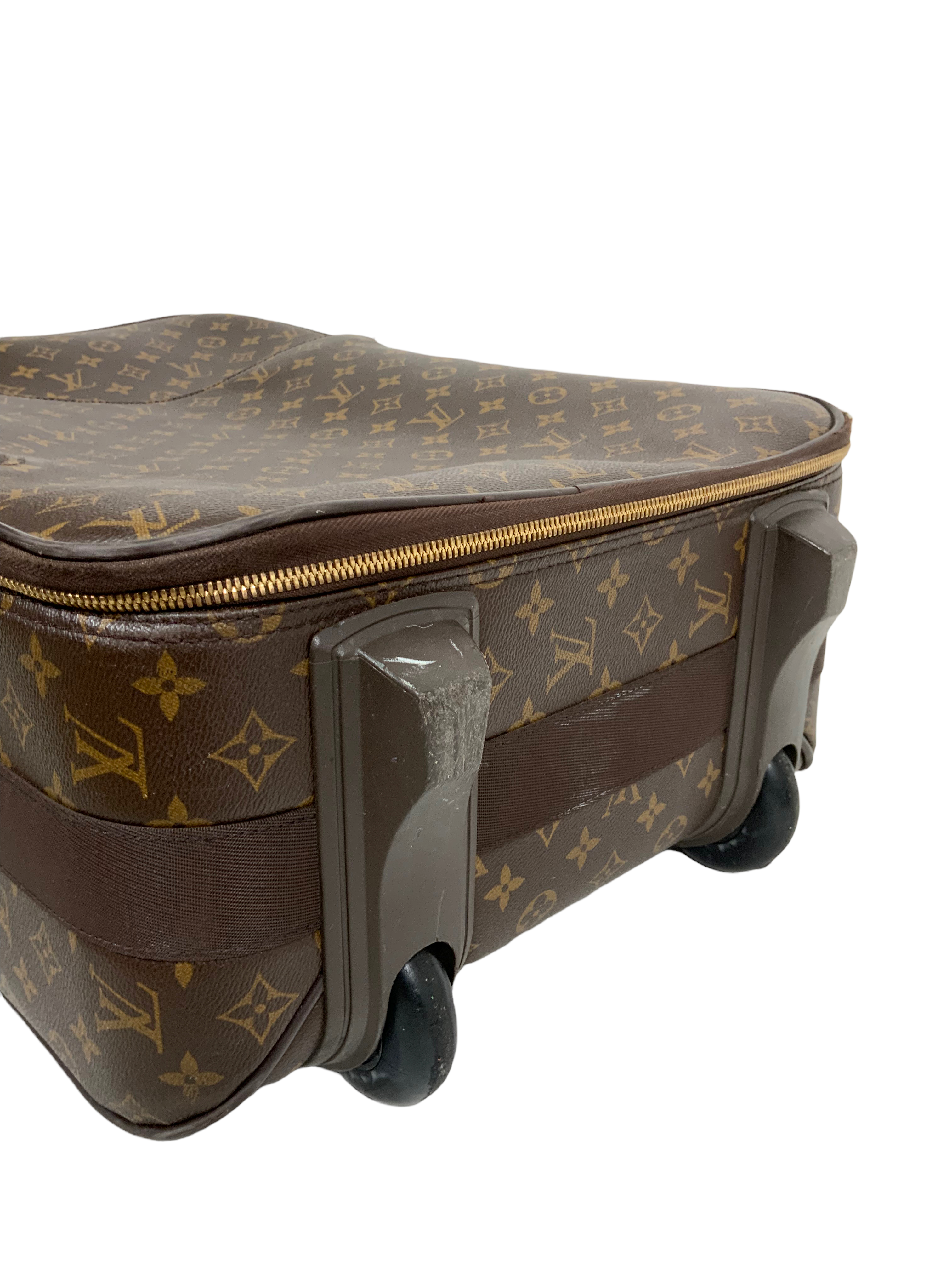 Louis Vuitton Pegase 50 Monogram Canvas Rolling Suitcase - Luxury Spinner Luggage for Business Travel & Vacation | Durable Carry-On Bag for Airplane & Train Trips