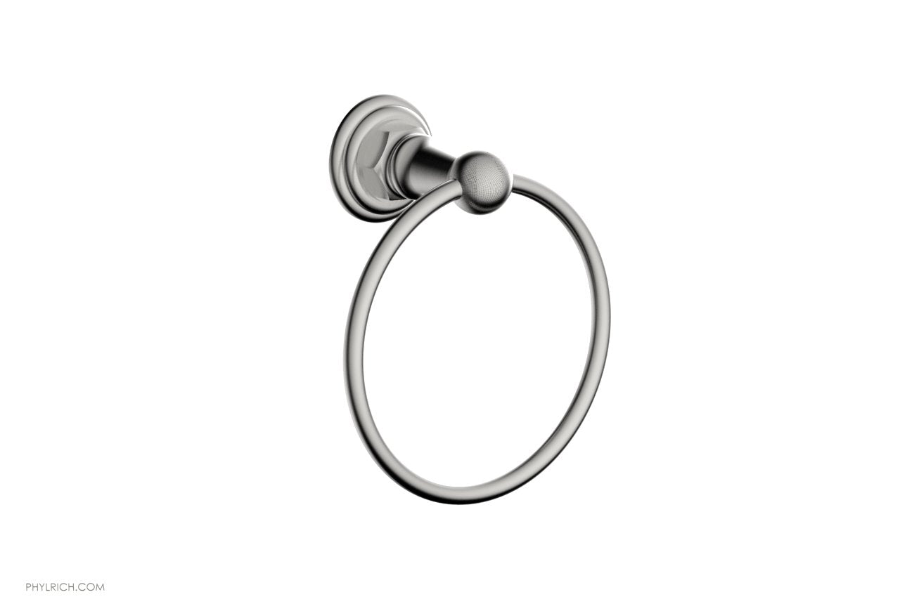 HEX TRADITIONAL Chrome Towel Ring - 500 Series 75mm Bathroom Accessory for Modern & Traditional Homes - Perfect for Bathrooms, Powder Rooms & Spa Settings