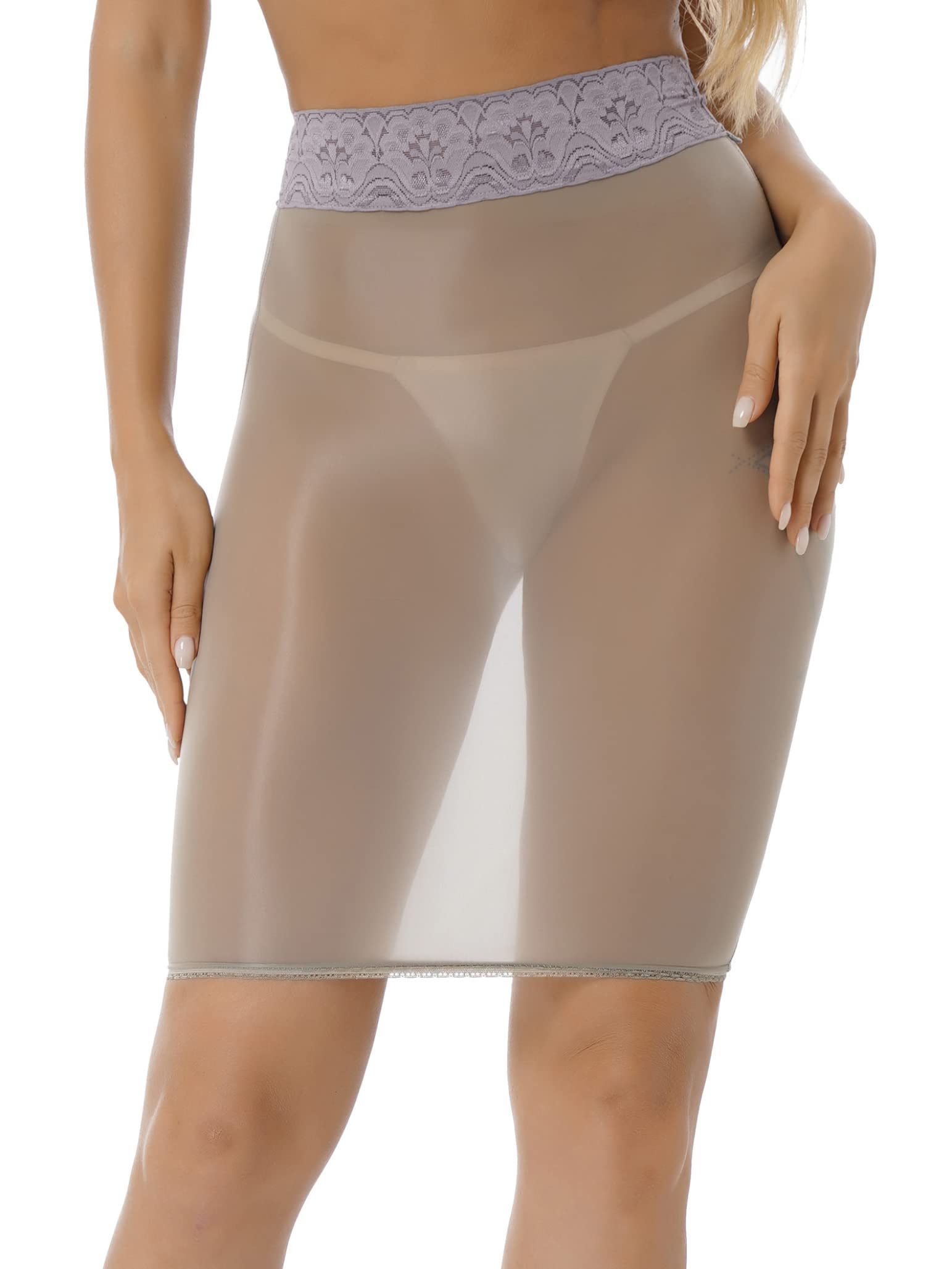 Women's High Waist Shiny Bodycon Mini Skirt - Sexy Shimmering Stretchy Clubwear for Night Out & Party Outfits