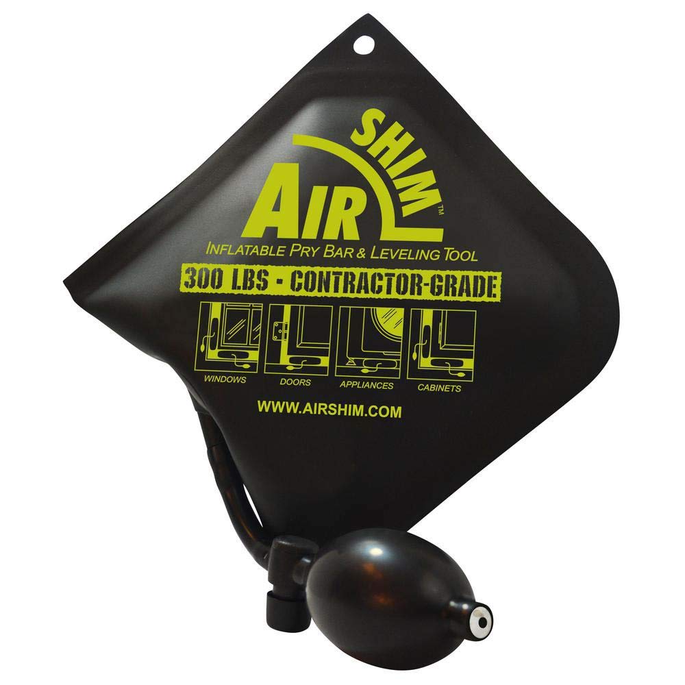 Calculated Industries #1190 Air Shim Inflatable Pry Bar & Leveling Tool - 300 LB Capacity - Heavy-Duty Contractor Alignment Pump Wedge (1-Piece) - Perfect for Flooring, Tile Installation, Door/Window Leveling & Construction Projects