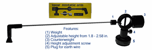 Automatic Anti-Static Record Cleaning Arm - Vinyl LP Record Cleaner for Dust & Static Removal - Perfect for Home DJs & Audiophiles