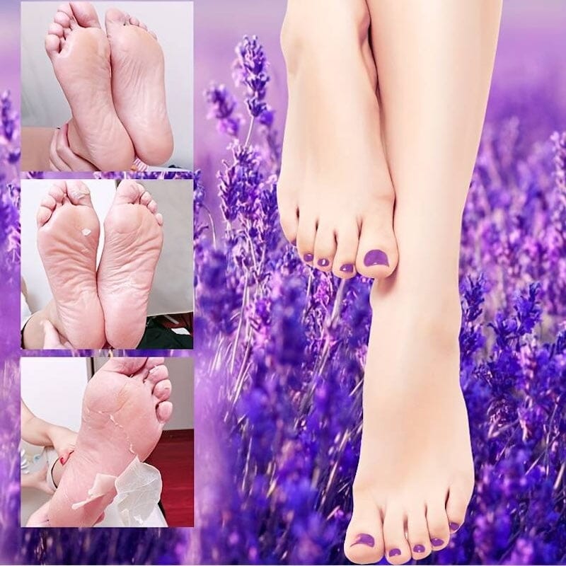 Exfoliating Peeling Socks for Feet - Soft & Effective Dead Skin Removal - Moisturizing & Smoothing Foot Care - Perfect for Pedicures, Dry Cracked Heels & At-Home Spa Treatments