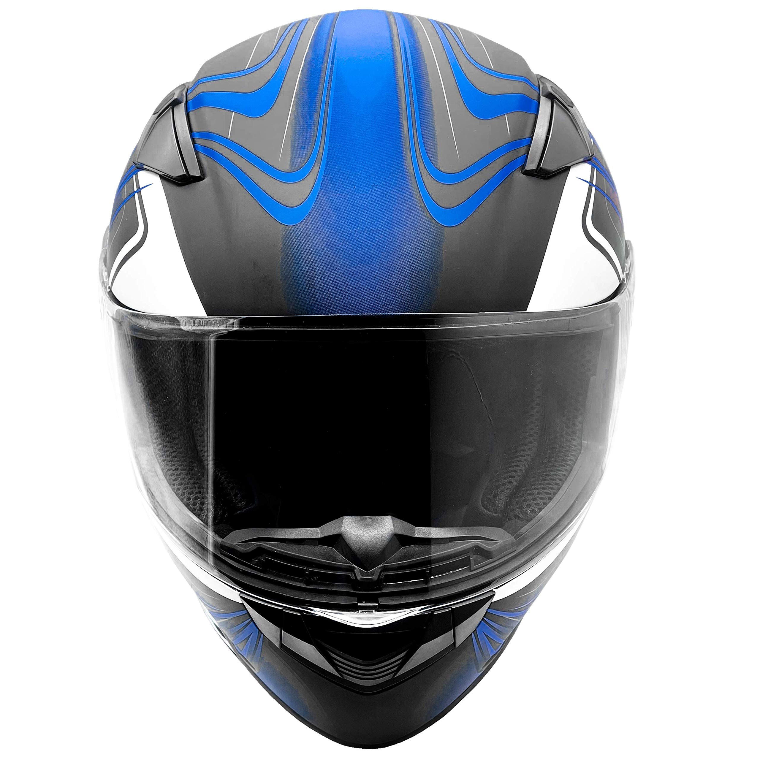 Typhoon Adult Full Face Motorcycle Helmet 3XL & 4XL - DOT Certified Safety Gear for Street Biking & Cruising