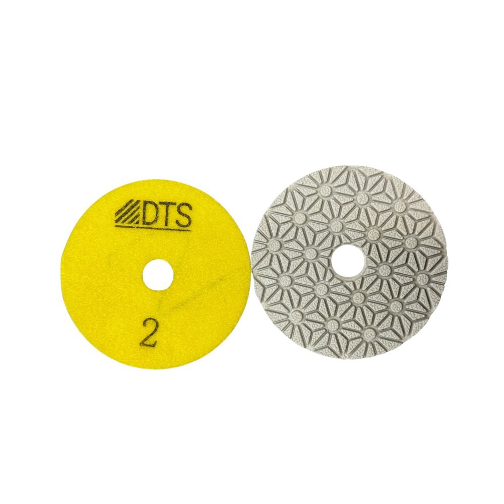 3 Step Diamond Polishing Pads for Granite, Marble & Concrete - Wet/Dry Use - Perfect for Countertops, Floors & DIY Projects