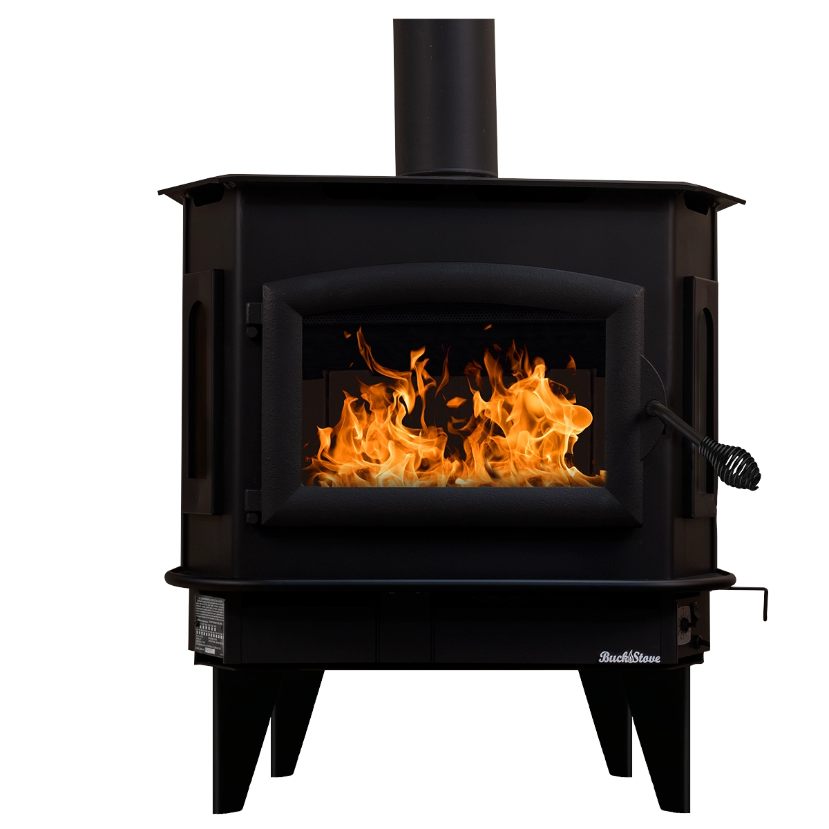 Buck Stove Model 81 Non-Catalytic Extra Large Wood Stove for Home Heating | Efficient Fireplace Insert for Cabins, RV & Outdoor Use