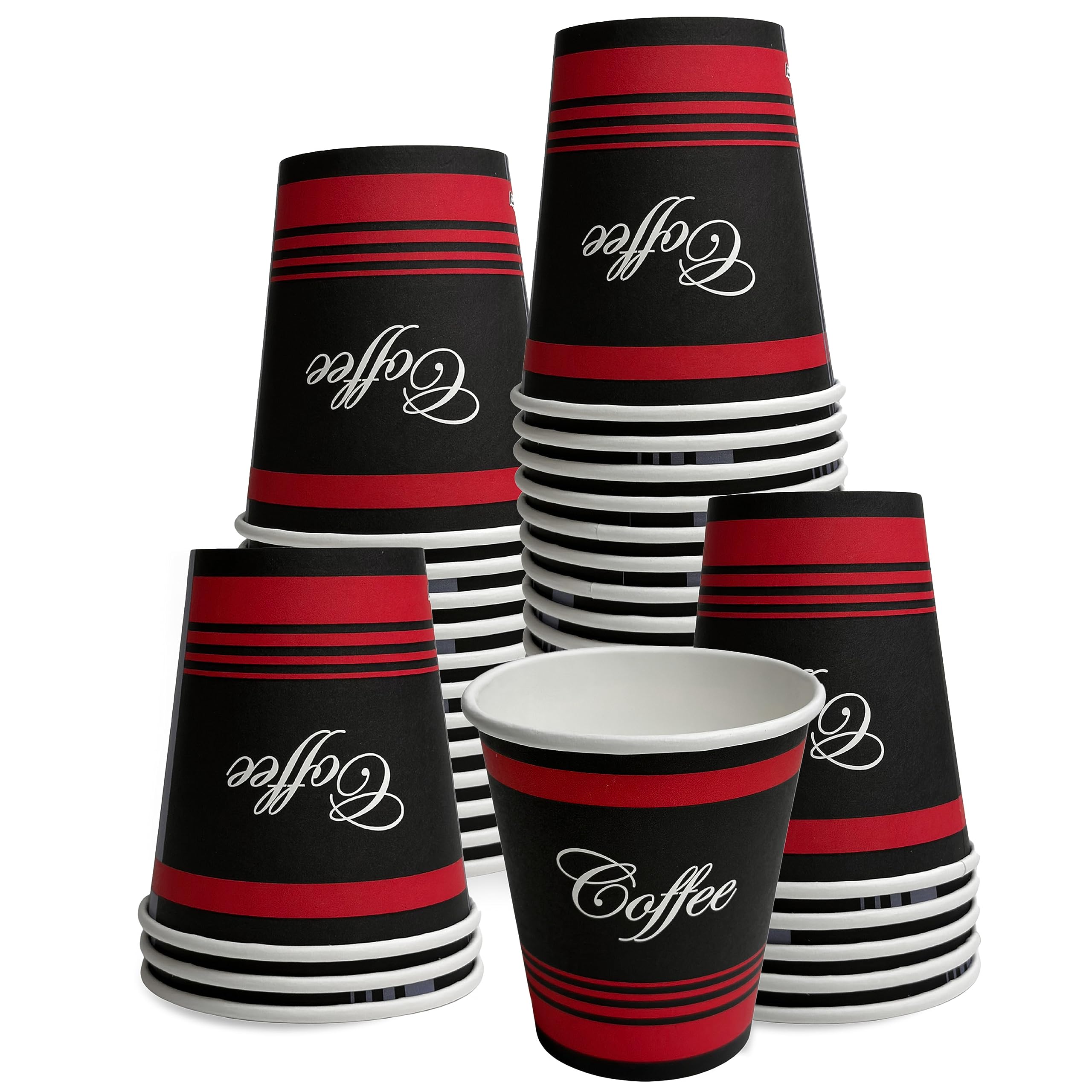 EcoQuality 10oz Disposable Paper Coffee Cups - 1000 Pack, Hot & Cold Drink Cups for Coffee, Tea, Cocoa, Hot Chocolate - Durable, Leak-Proof, BPA-Free - Perfect for Office, Travel, Home, Cafes, and Takeout (10 Ounce - 1000 Count)