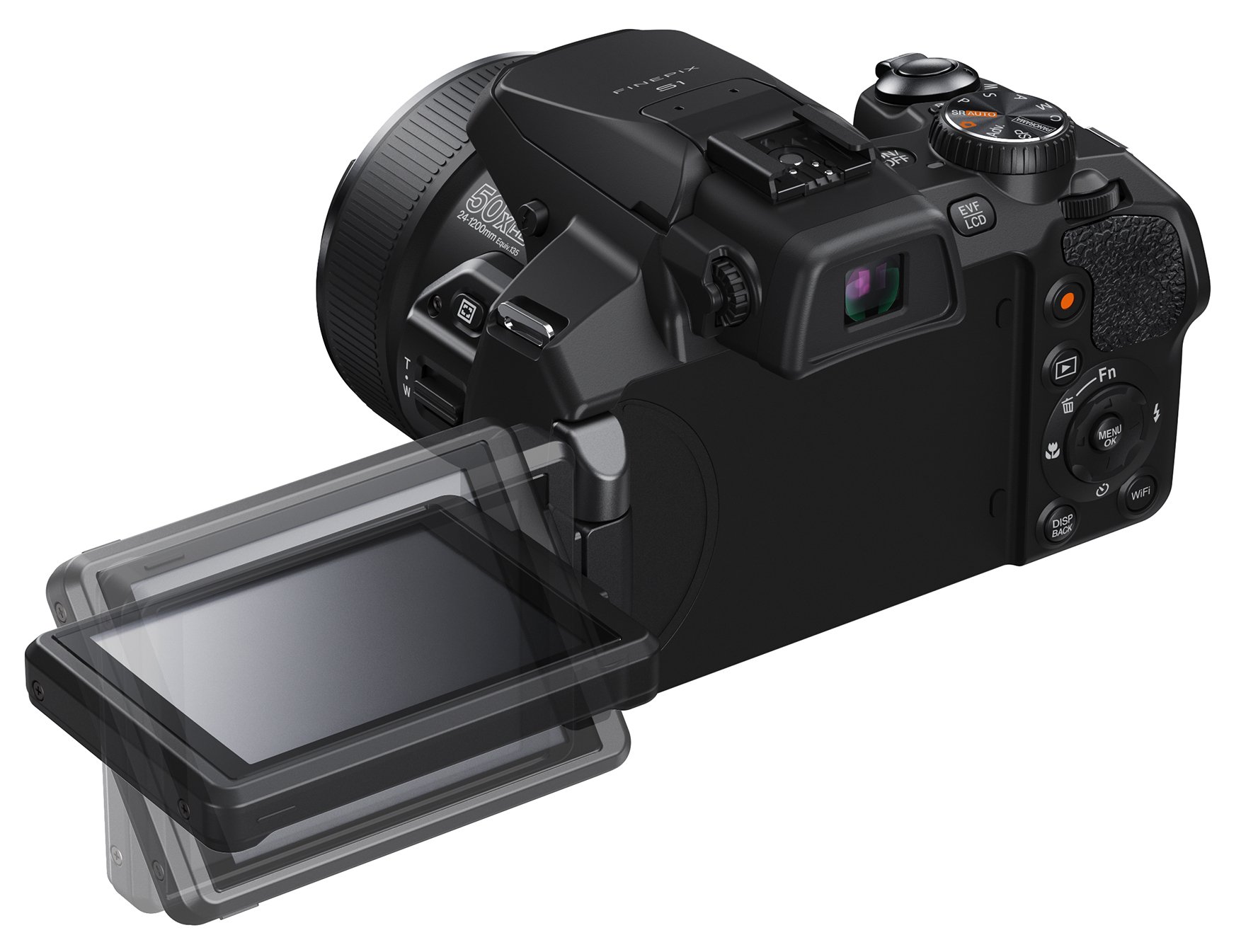 Fujifilm FinePix S1 16MP Waterproof Digital Camera with 50x Optical Zoom, 3.0-Inch LCD, WiFi & GPS (Black) - Perfect for Travel, Outdoor Adventures & Wildlife Photography
