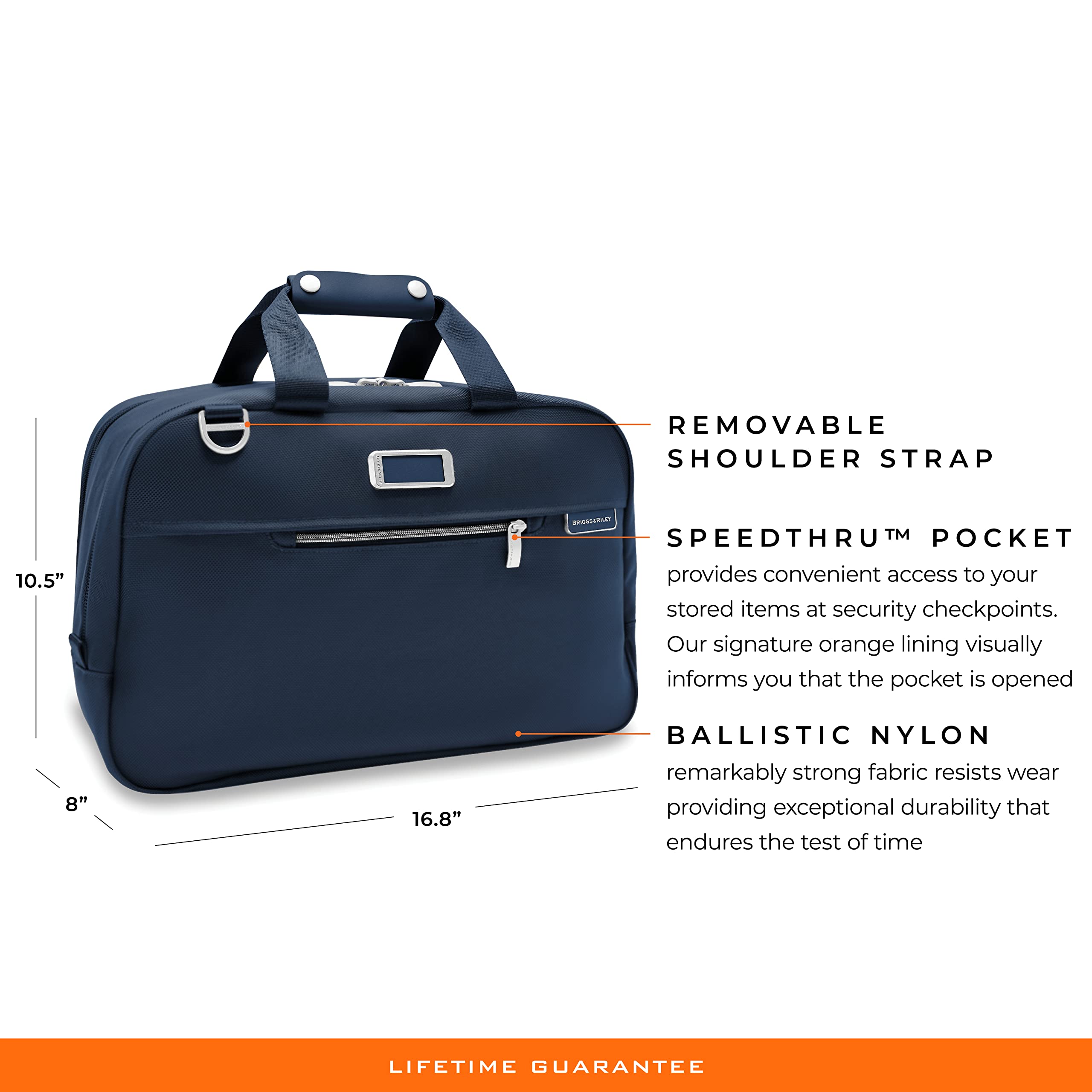 Briggs & Riley Premium Travel Duffel Bag - Durable Carry-On Luggage for Business Trips & Weekend Getaways | Perfect for Gym, Work & Air Travel
