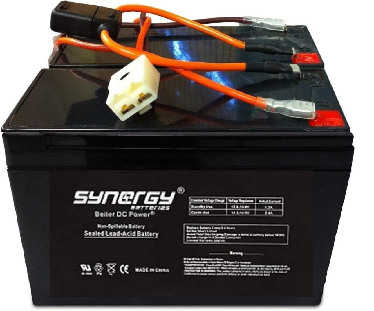 Premium Replacement Battery for Razor MX350 Dirt Rocket - High Performance Lithium Ion Battery with Wiring Harness & Slide-On Terminals - No Soldering Needed - Perfect for Off-Road Riding, Backyard Adventures & Youth Electric Dirt Bikes