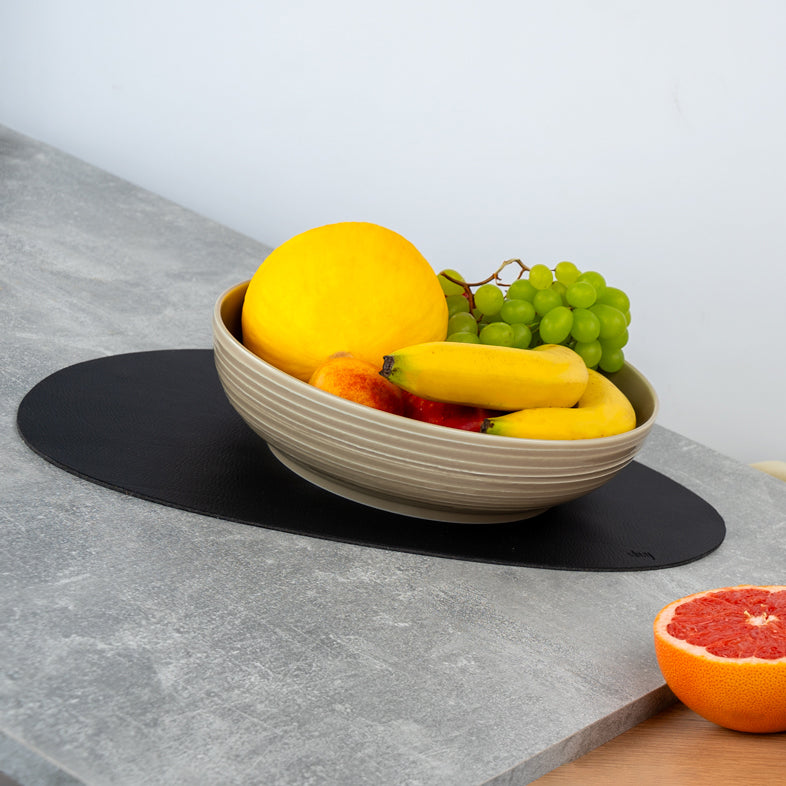 Premium Magnetic Porcelain Food Bowl with Non-Slip Base - 25cm Ivory White - Perfect for Cats, Dogs & Small Pets - Ideal for Home, Kitchen or Pet Cafe Use