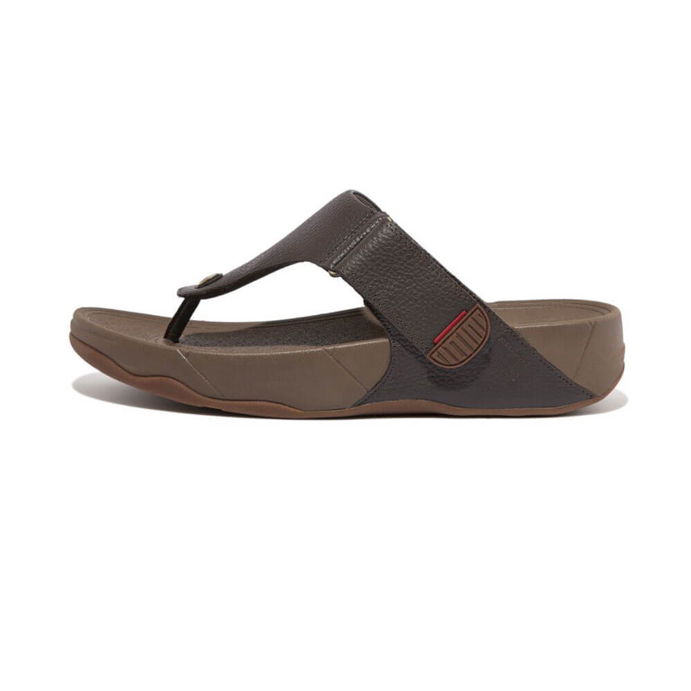 FitFlop Men's Trakk II Comfortable Walking Sandals - Lightweight & Supportive - Chocolate Brown - Perfect for Hiking, Travel & Casual Wear