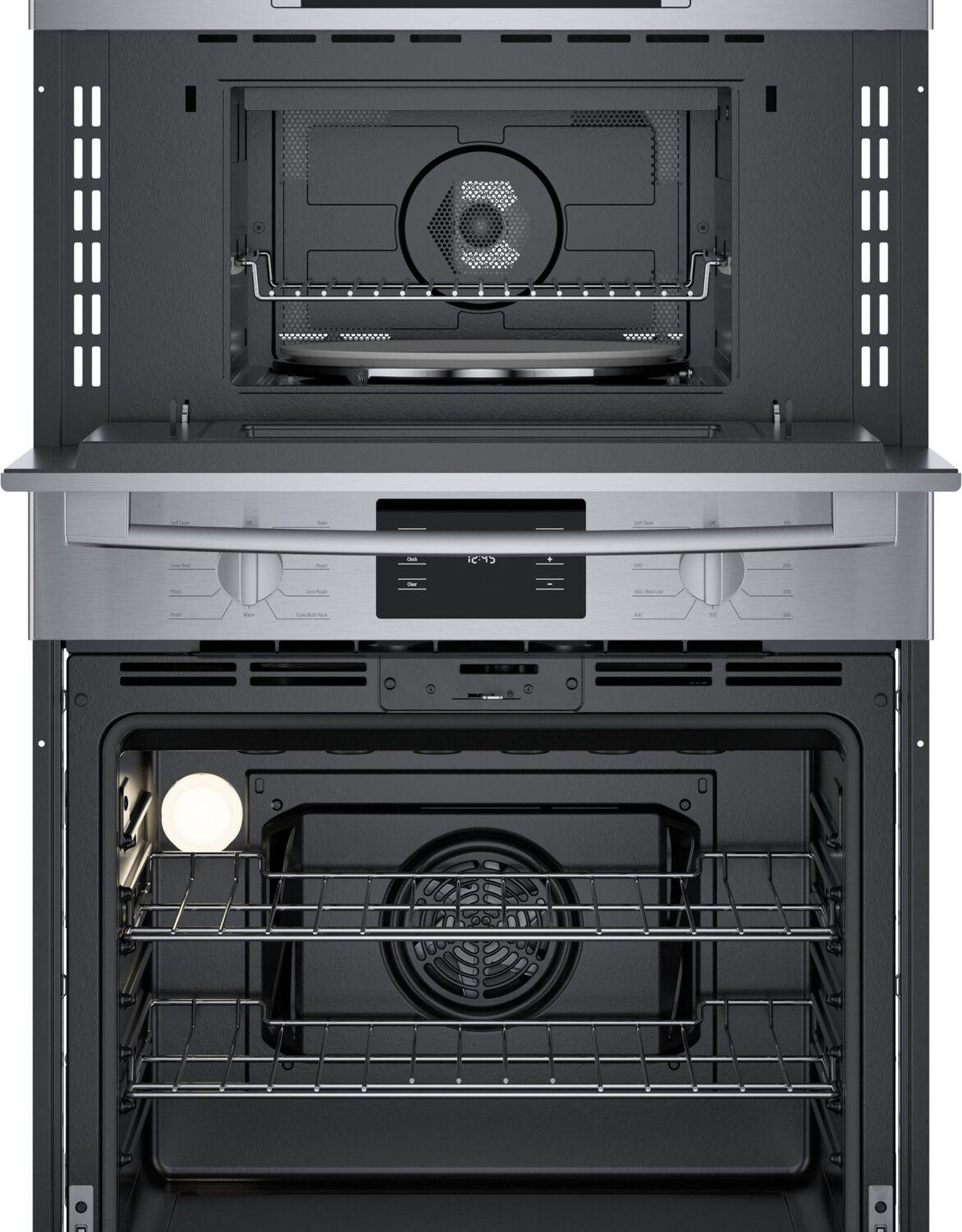 Bosch HBL5754UC 500 Series 30-Inch Stainless Steel Combination Oven - Microwave, Convection & Speed Oven for Modern Kitchens | Perfect for Baking, Roasting & Quick Meals