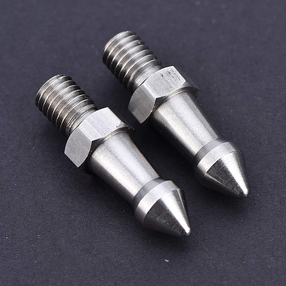 Stainless Steel M8 Screw Replacement Spike for Tripods - Camera Accessory & Mounting Part - Perfect for Outdoor Photography, Vlogging, and Studio Shoots