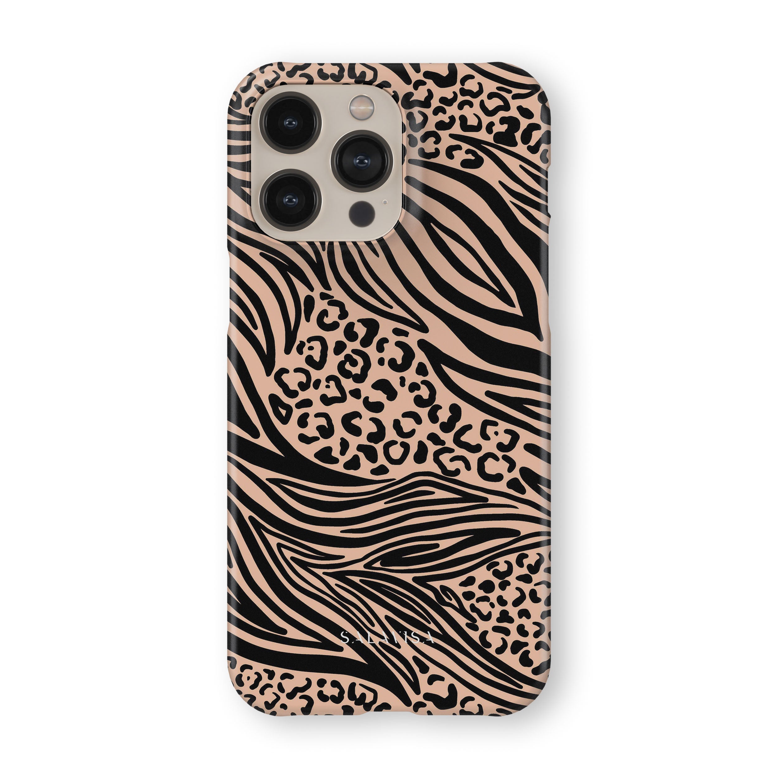 Stylish Light Zebra Print Phone Case - Durable Protective Cover for iPhone & Samsung - Perfect for Everyday Use, Travel & Fashion Accessories
