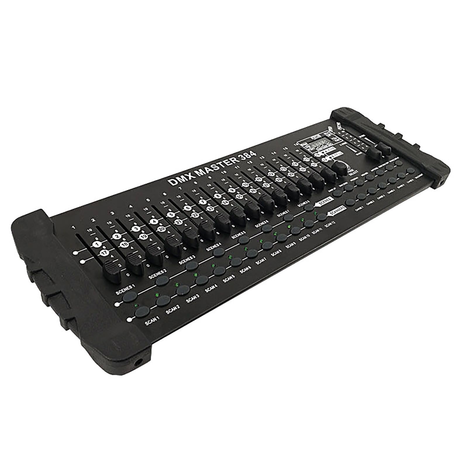 SHEHDS DMX384 Professional DMX Controller with LED Digital Display - DJ Lighting Equipment for Stage Shows, Concerts, and Events