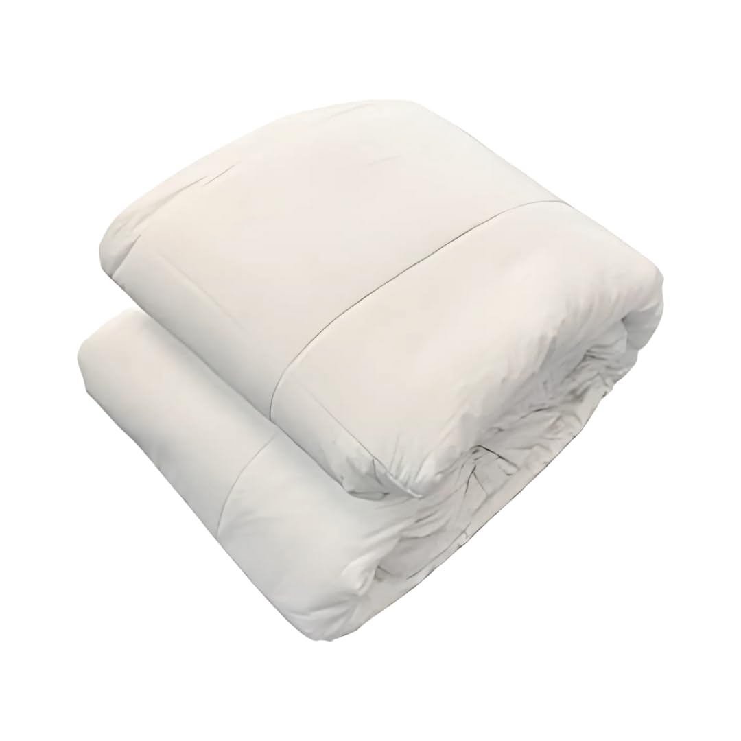 Organic Bamboo Rayon & Cotton King Size Comforter - 350 Thread Count, Box Stitching, Ultra Soft & Breathable for Hot Sleepers - Machine Washable - Perfect for All-Season Comfort in Bedroom, Guest Room, or Dorm