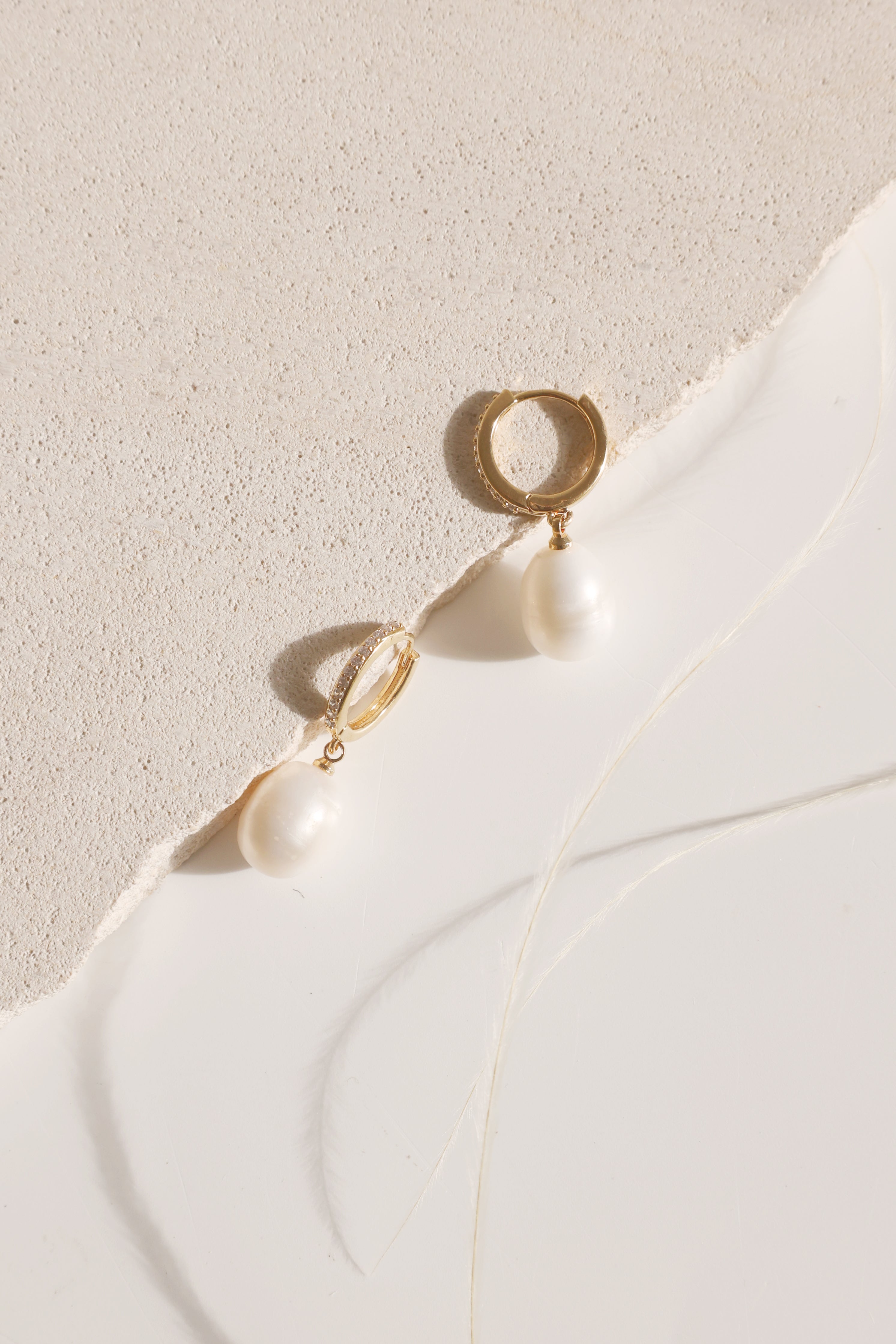 Lily Pearl Drop Earrings for Women - Elegant Dangle Pearl Jewelry Gift for Wedding, Party & Special Occasions