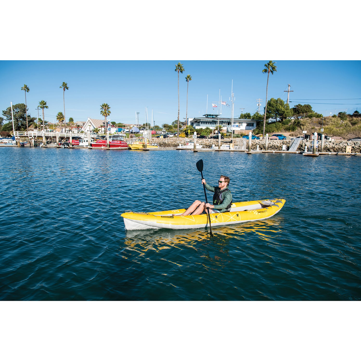 Advanced Elements StraitEdge 2 Pro Inflatable Kayak - Lightweight & Durable for Lakes, Rivers & Ocean - Perfect for Camping, Fishing & Water Sports (Closeout)