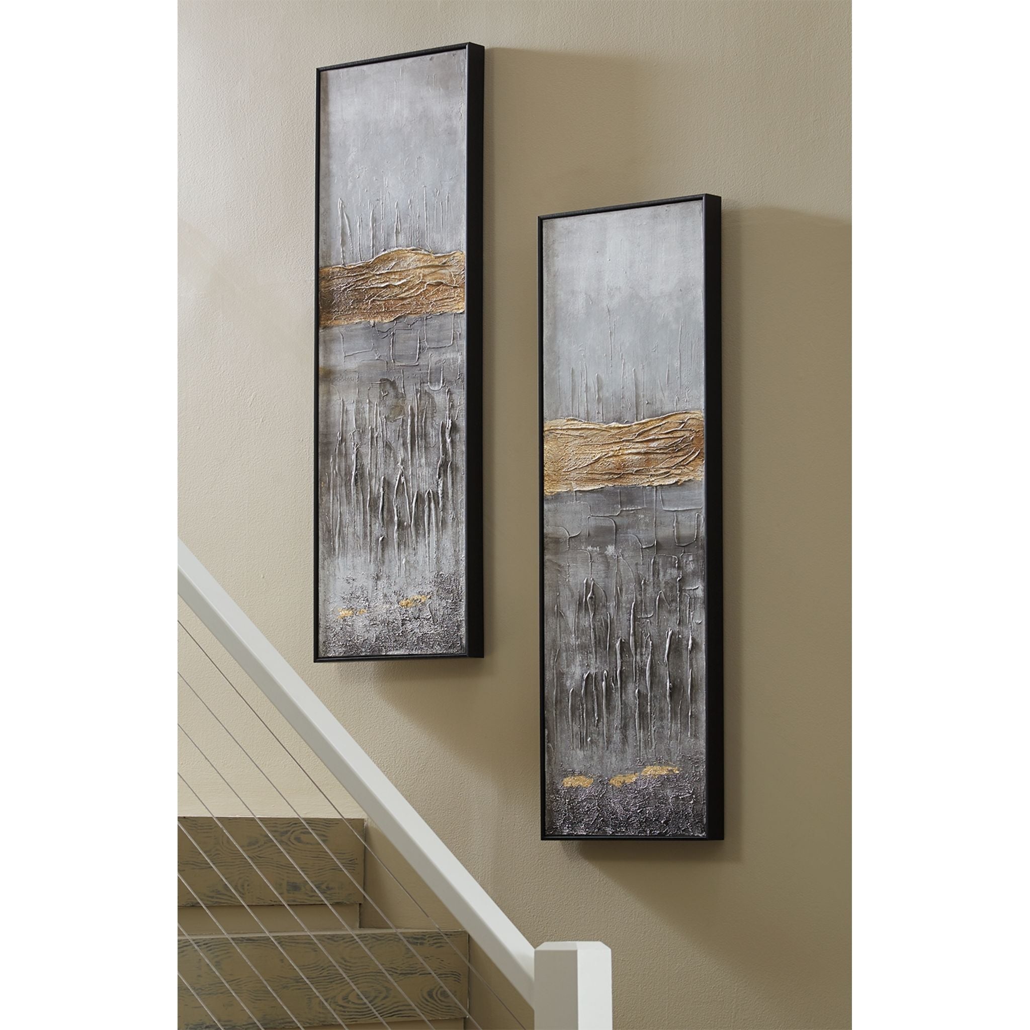 Aniyah Wall Art Canvas Print - 15.75 x 47.24 Inches Modern Home Decor - Perfect for Living Room, Bedroom & Office Decorations