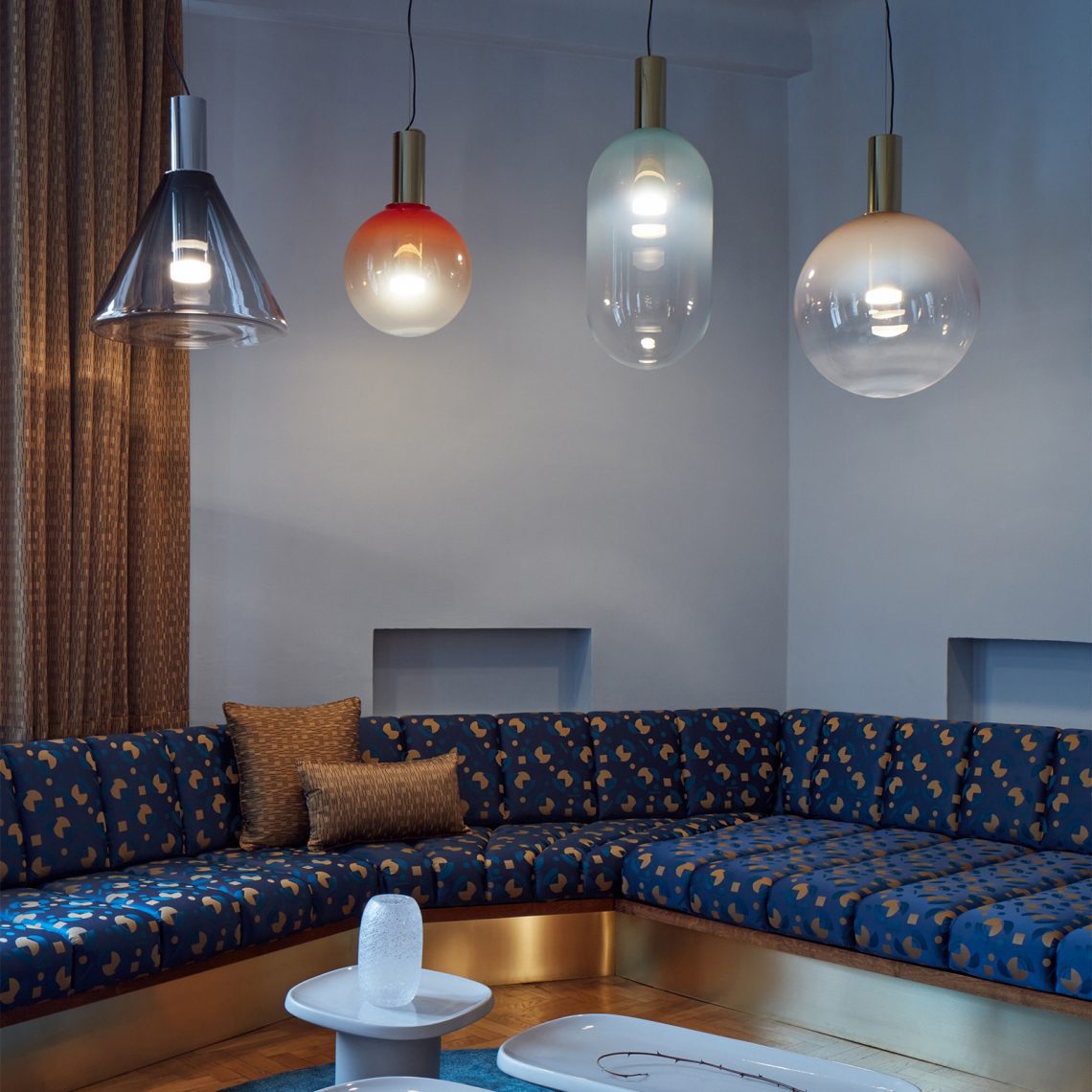 Eidos Collection Modern Pendant Lamp - Stylish Hanging Light Fixture for Dining Room, Kitchen Island, Living Room & Bedroom Decor