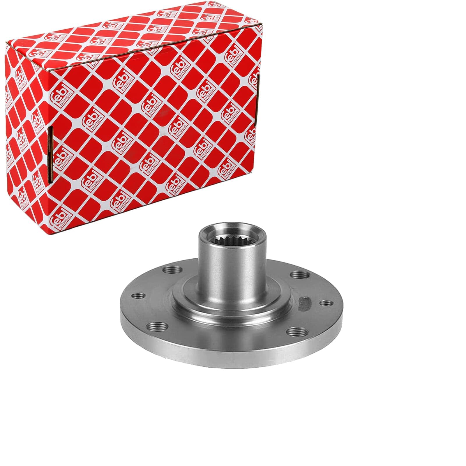 Febi Bilstein 12572 Wheel Hub Assembly - Bearing Not Included (1-Pack) | Front/Rear Axle Replacement for Smooth Driving & Vehicle Safety