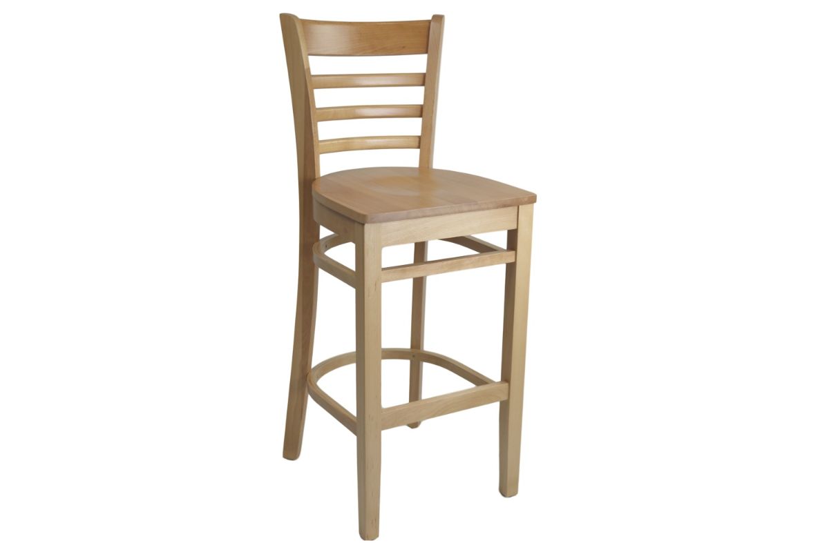 Premium Florence Bar Stool - European Crafted Plywood Seat - 29.5