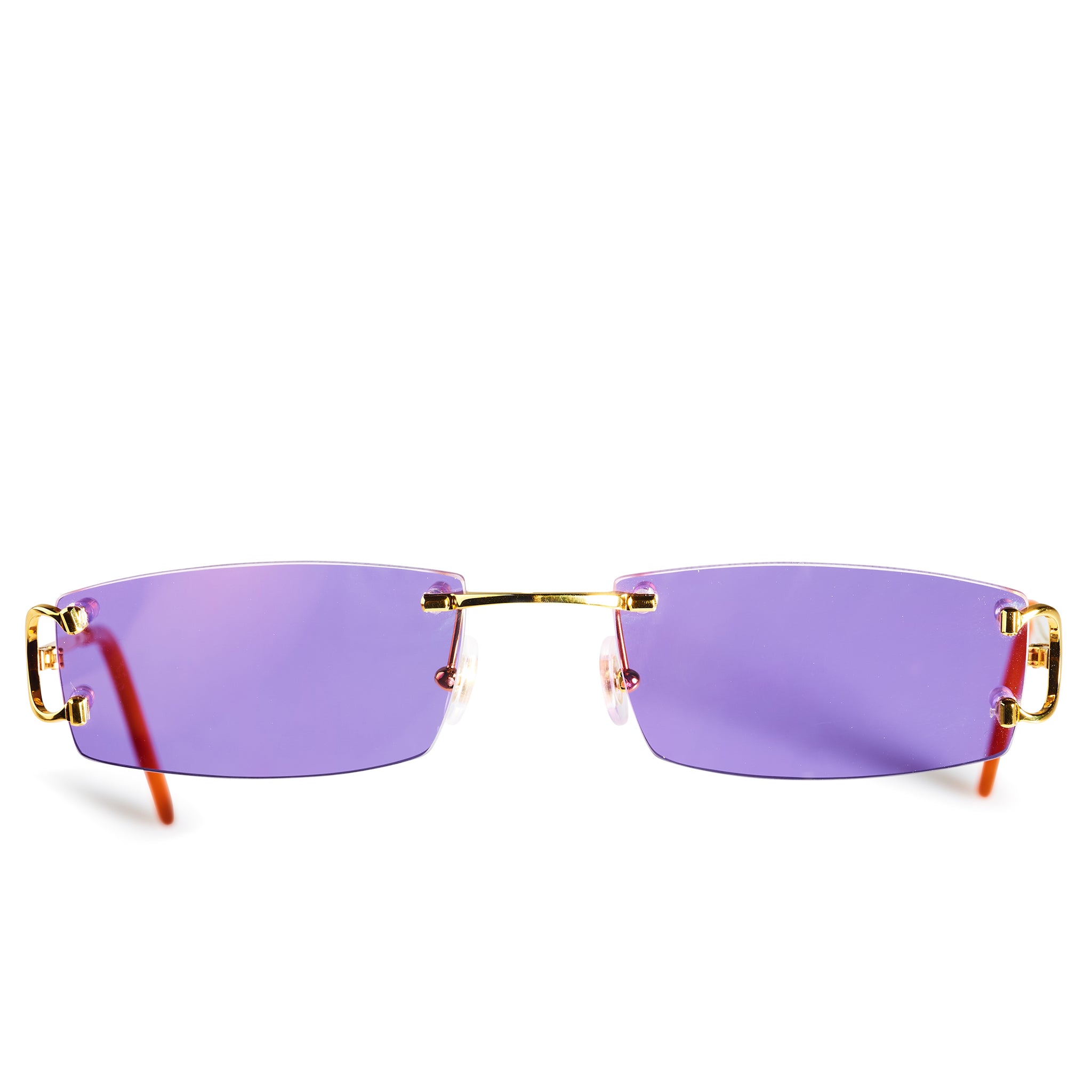 Cartier CT0092O 001 C Decor Rimless Sunglasses for Women & Men - Luxury Designer Eyewear - UV Protection - Perfect for Driving, Travel & Fashion Accessories